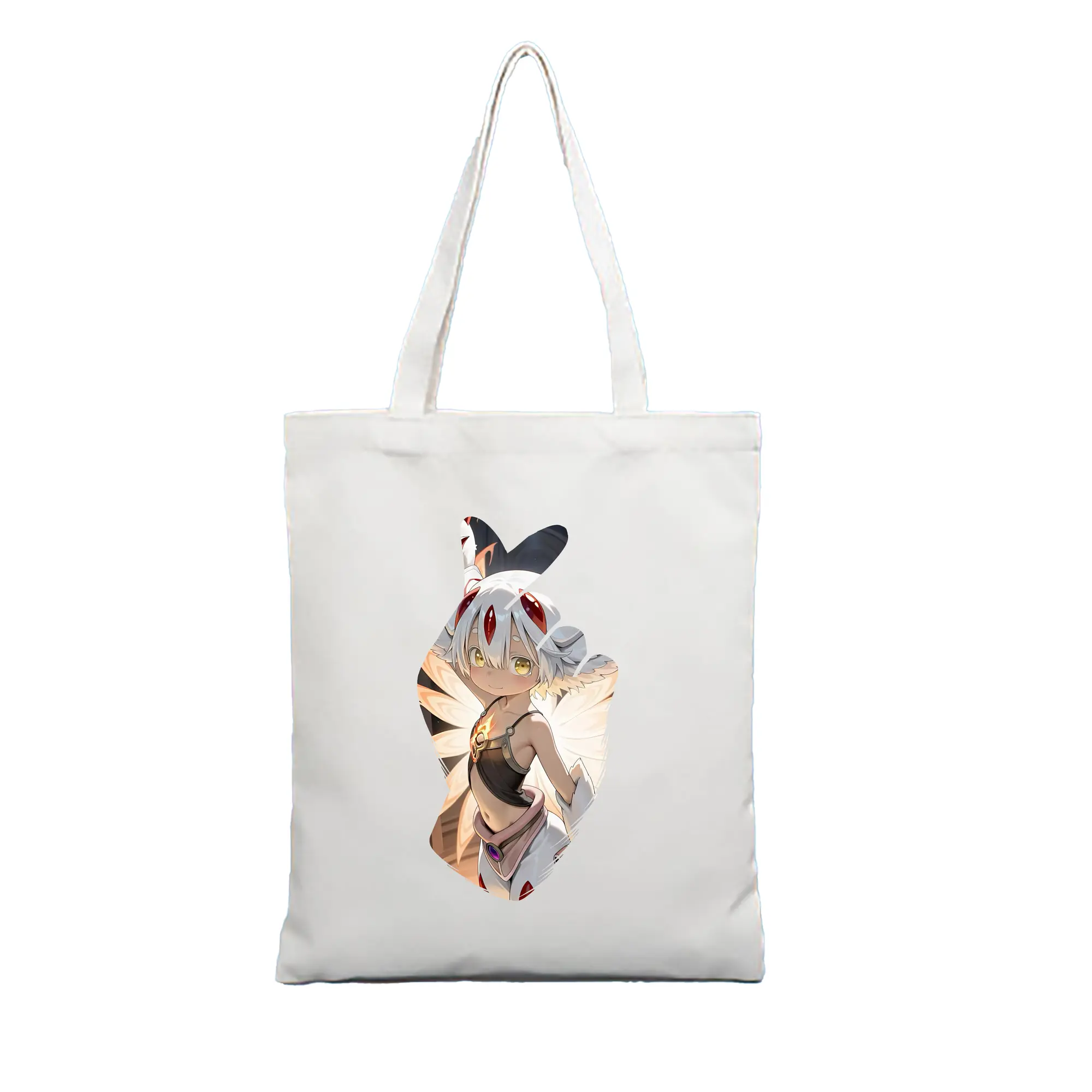 メイドインアビス グッズ,ファプタ - 縦型キャンバス手提げバッグ（トートバッグ） ・ キャンバス素材 ・ ショッピング用 ・ 軽量 丈夫 お手入れ簡単