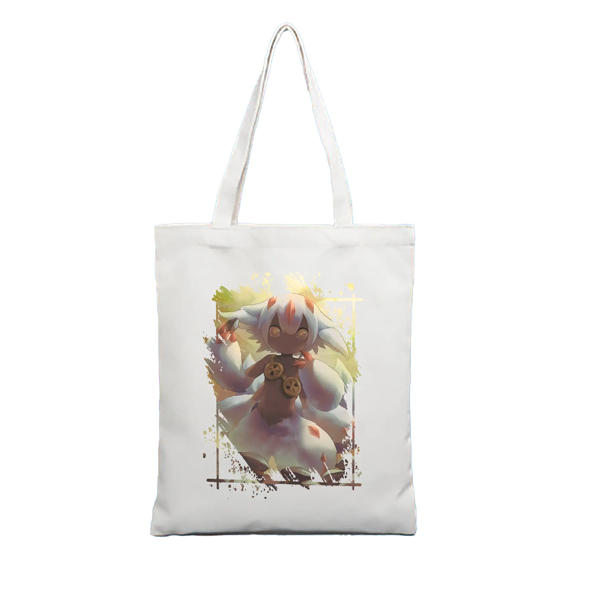 メイドインアビス グッズ,ファプタ - 縦型キャンバス手提げバッグ（トートバッグ） ・ キャンバス素材 ・ ショッピング用 ・ 軽量 丈夫 お手入れ簡単