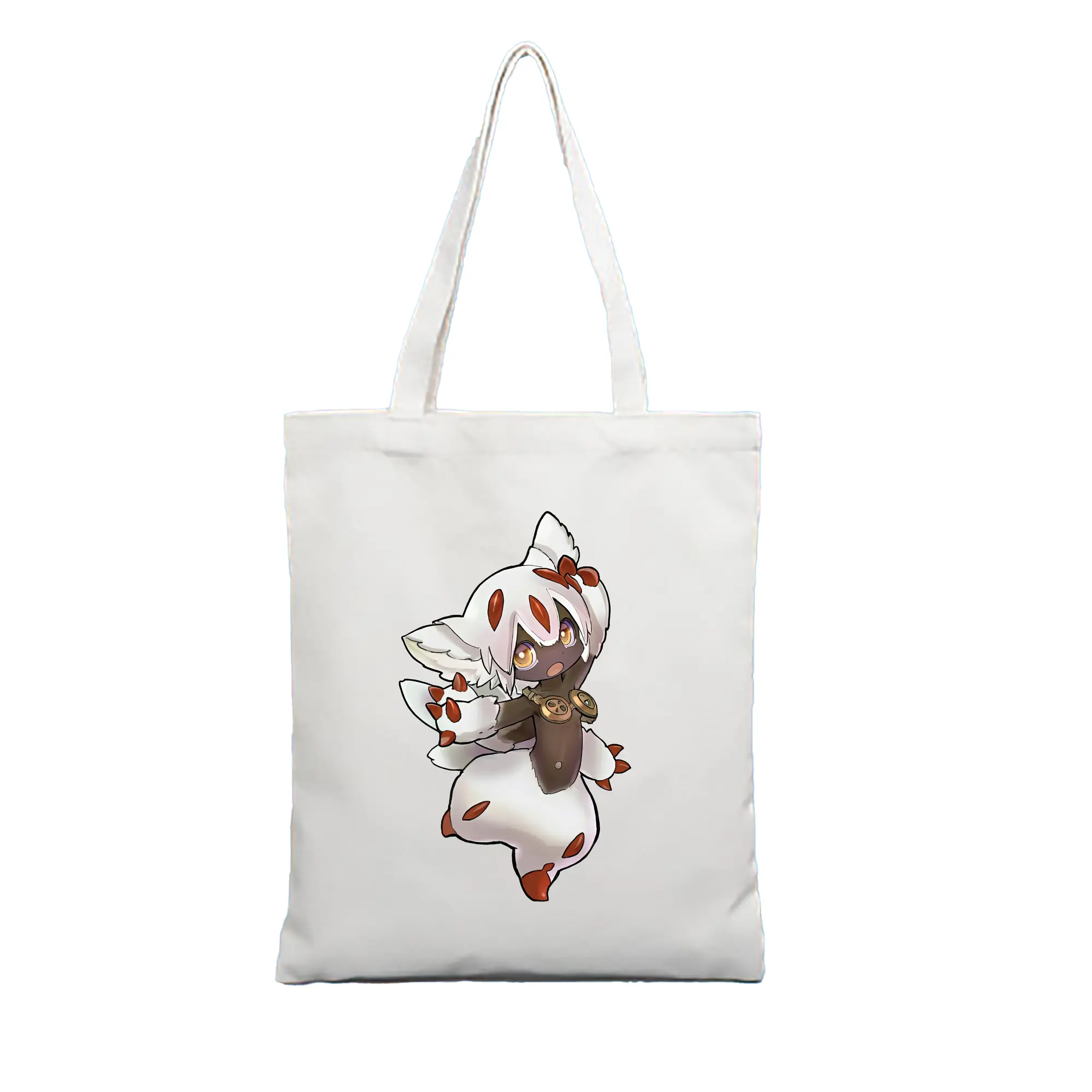 メイドインアビス グッズ,ファプタ - 縦型キャンバス手提げバッグ（トートバッグ） ・ キャンバス素材 ・ ショッピング用 ・ 軽量 丈夫 お手入れ簡単