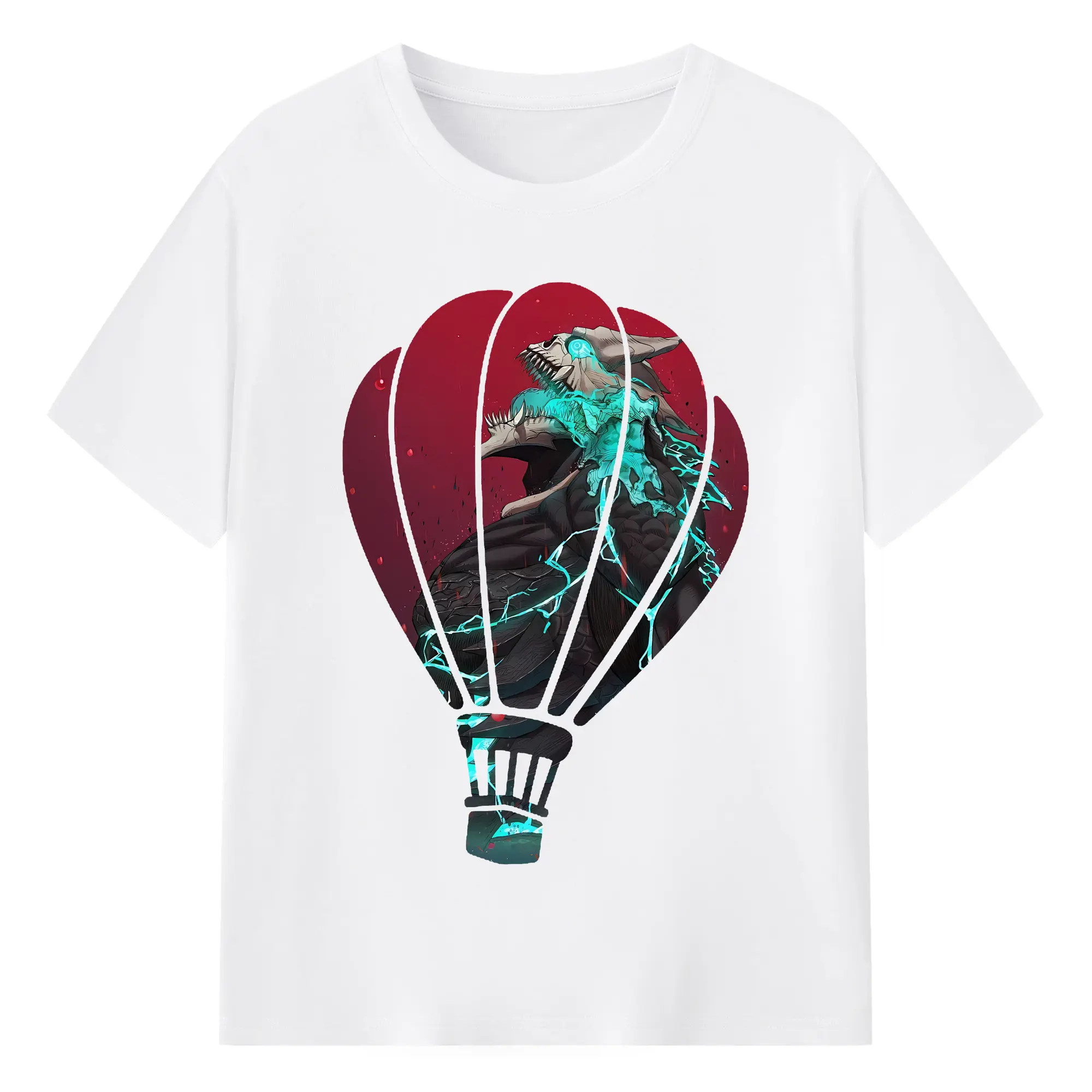 怪獣8号 グッズ,日比野カフカ - 綿100％ 半袖Tシャツ ・ フロントプリント ・ 快適 通気性 ・ 日常使い 散歩 スポーツ用