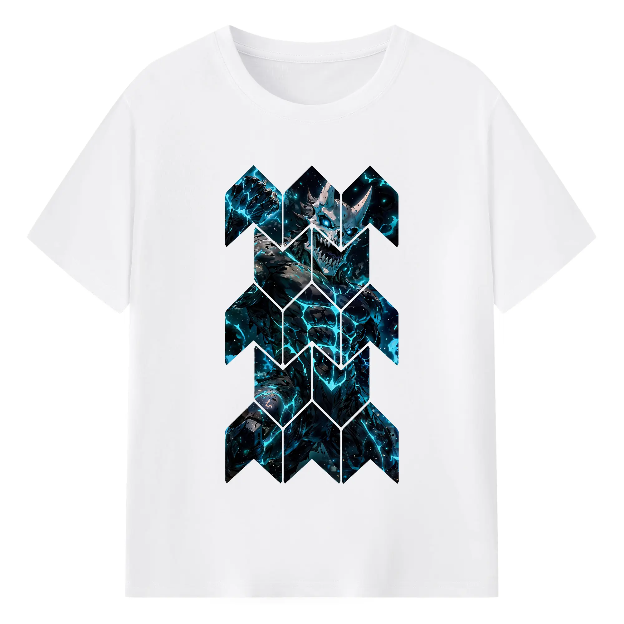 怪獣8号 グッズ,日比野カフカ - 綿100％ 半袖Tシャツ ・ フロントプリント ・ 快適 通気性 ・ 日常使い 散歩 スポーツ用