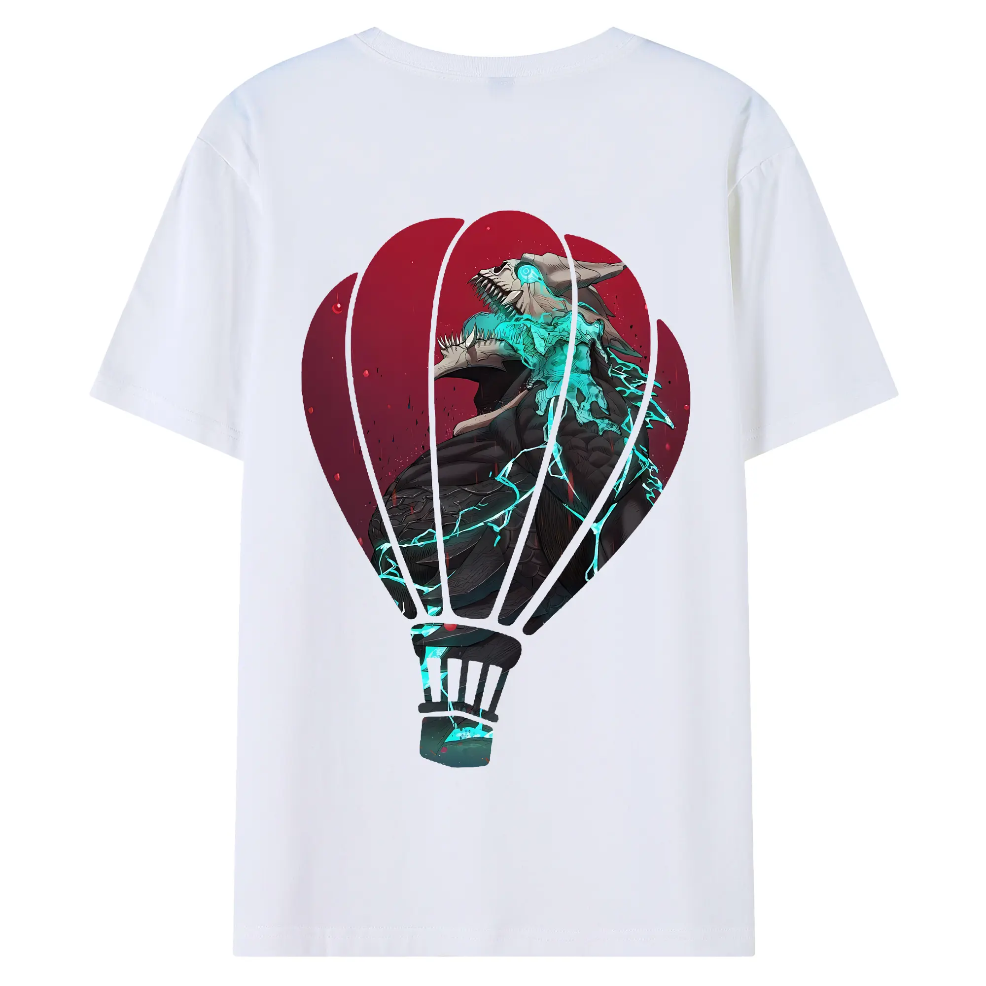 怪獣8号 グッズ,日比野カフカ - 綿100％ 半袖Tシャツ ・ バックプリント ・ 快適 通気性 ・ 日常使い 散歩 スポーツ用