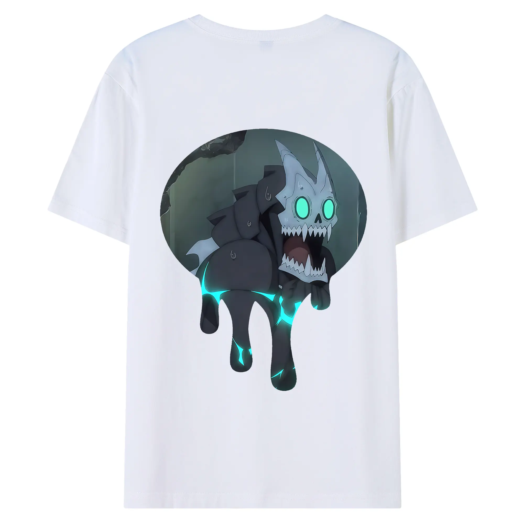 怪獣8号 グッズ,日比野カフカ - 綿100％ 半袖Tシャツ ・ バックプリント ・ 快適 通気性 ・ 日常使い 散歩 スポーツ用