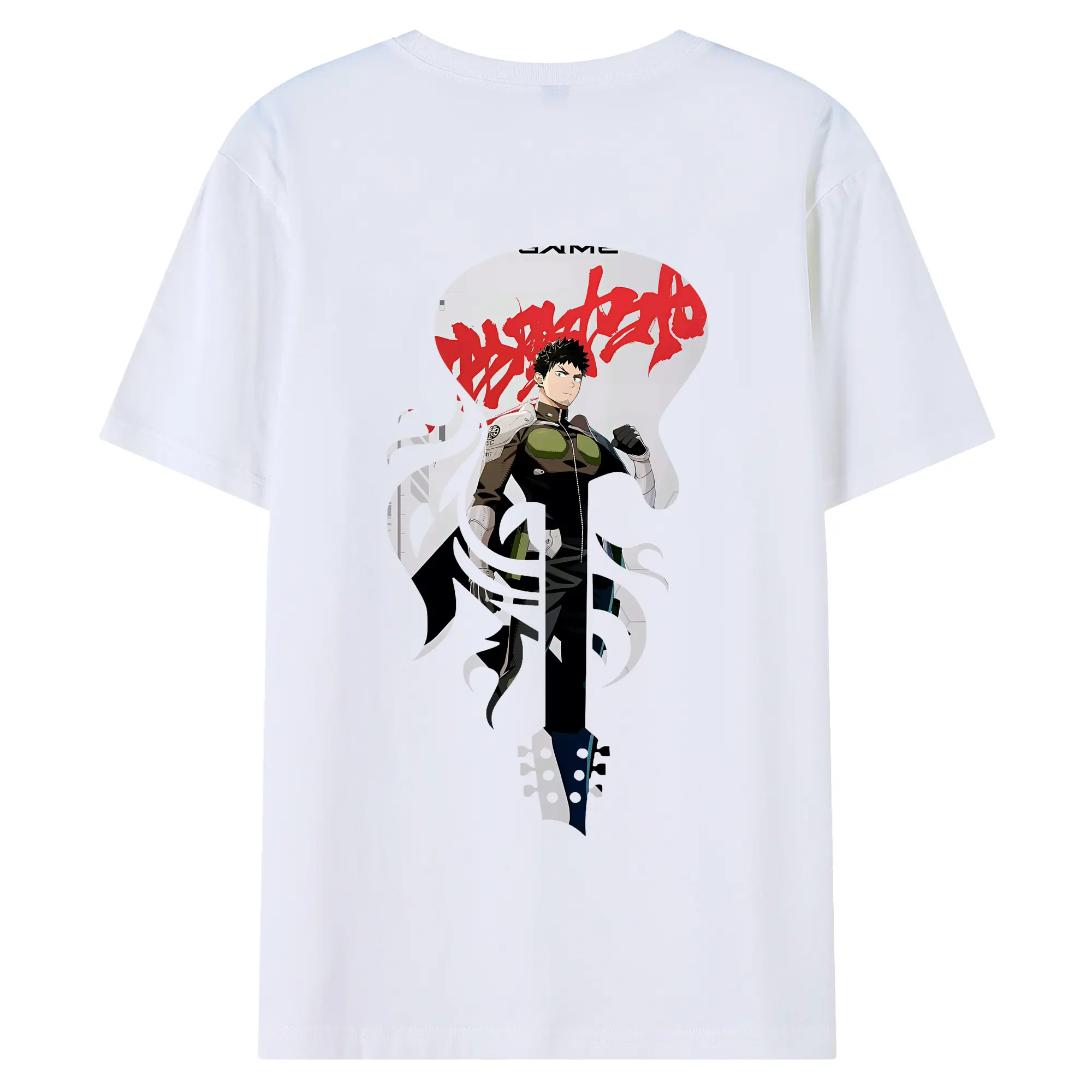 怪獣8号 グッズ,日比野カフカ - 綿100％ 半袖Tシャツ ・ バックプリント ・ 快適 通気性 ・ 日常使い 散歩 スポーツ用