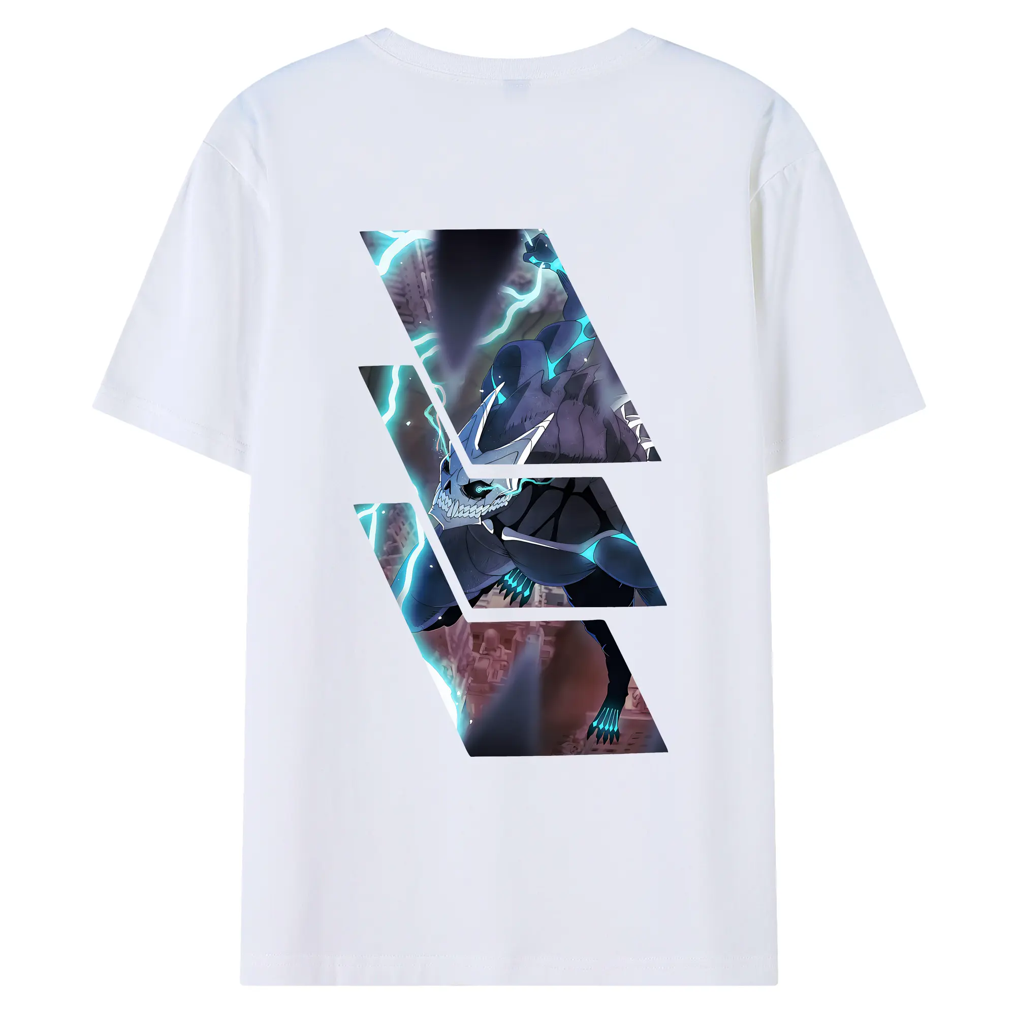 怪獣8号 グッズ,日比野カフカ - 綿100％ 半袖Tシャツ ・ バックプリント ・ 快適 通気性 ・ 日常使い 散歩 スポーツ用