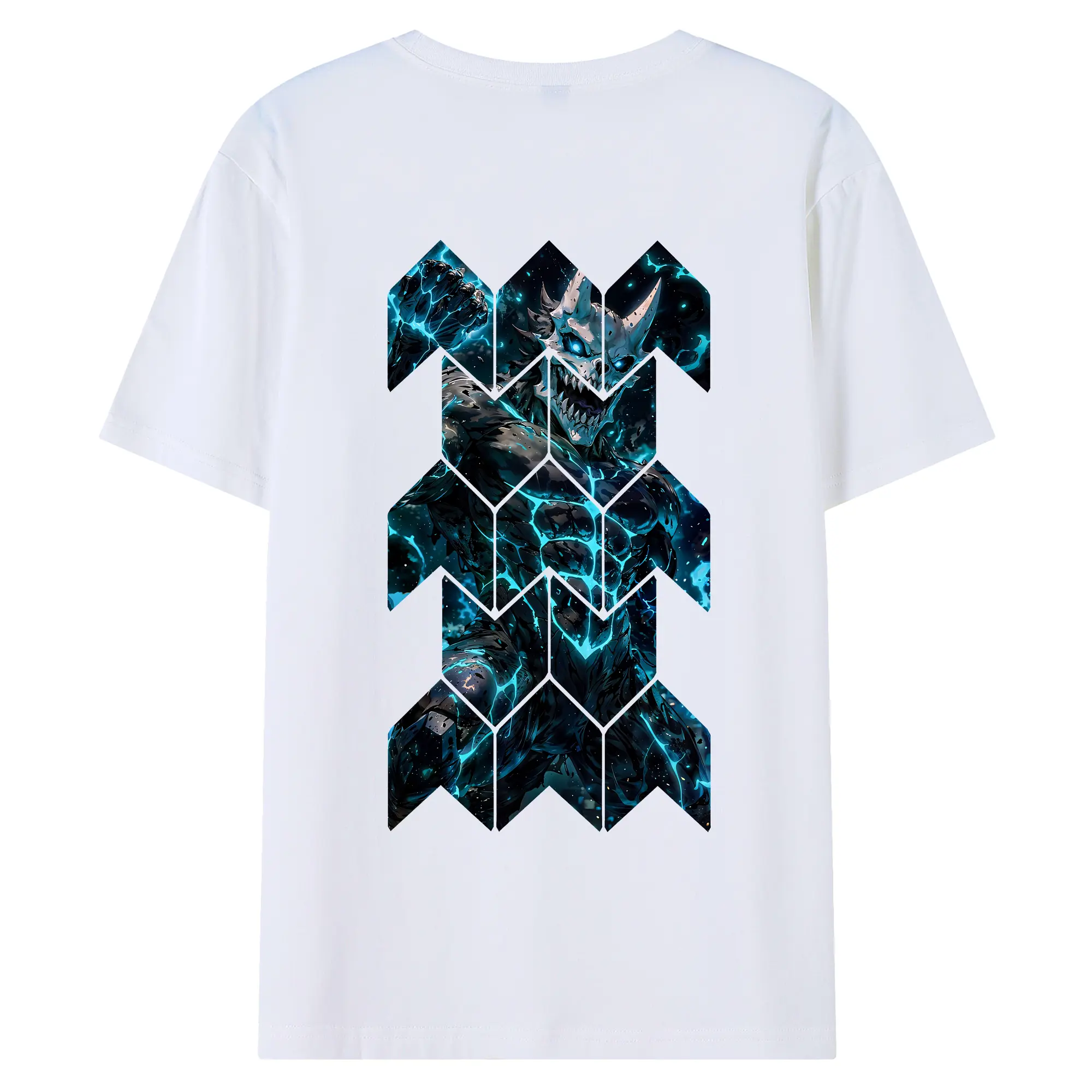 怪獣8号 グッズ,日比野カフカ - 綿100％ 半袖Tシャツ ・ バックプリント ・ 快適 通気性 ・ 日常使い 散歩 スポーツ用