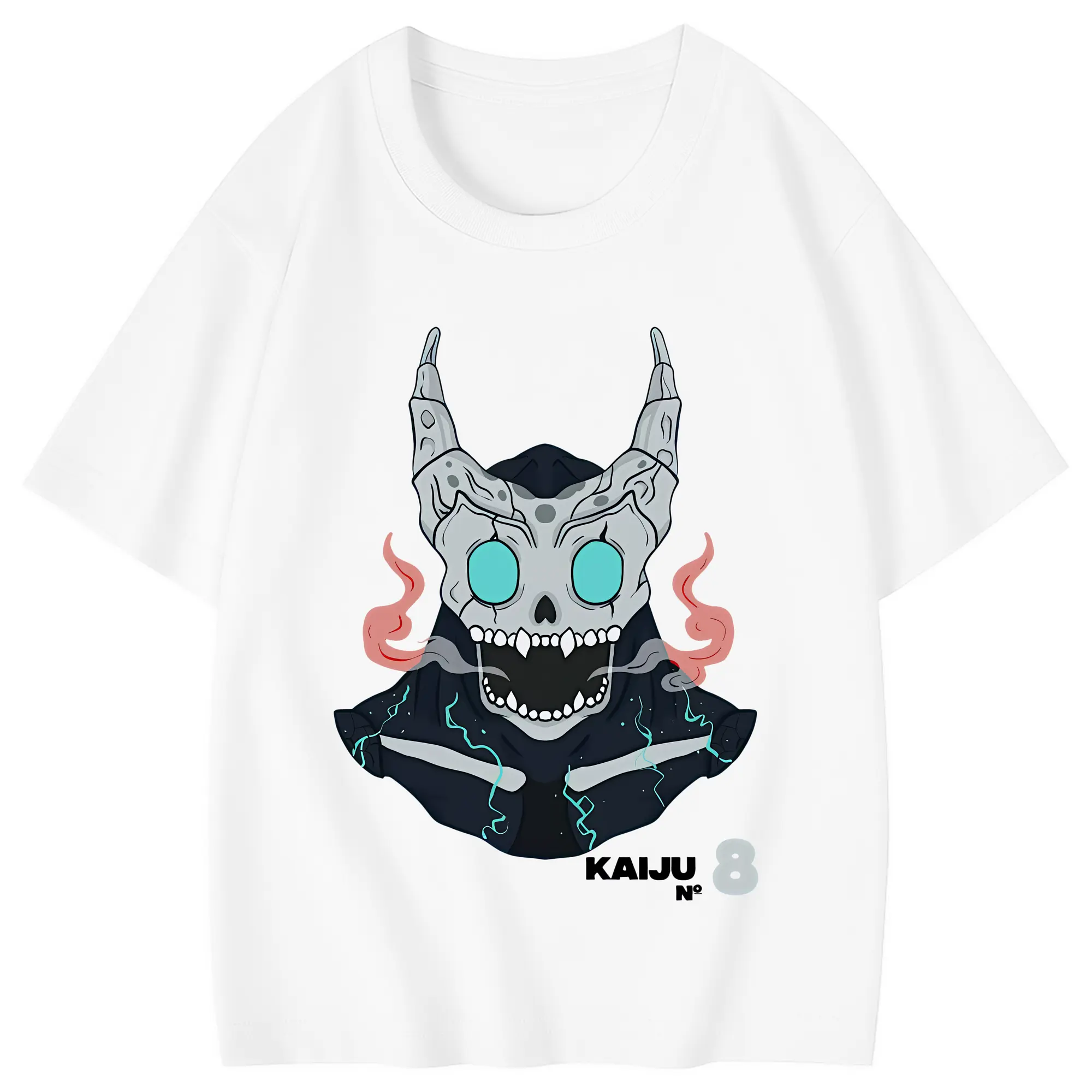 怪獣8号 グッズ,日比野カフカ - 綿100％ キッズTシャツ ・ フロントプリント ・ 快適 通気性 ・ スポーツ カジュアル 散歩用