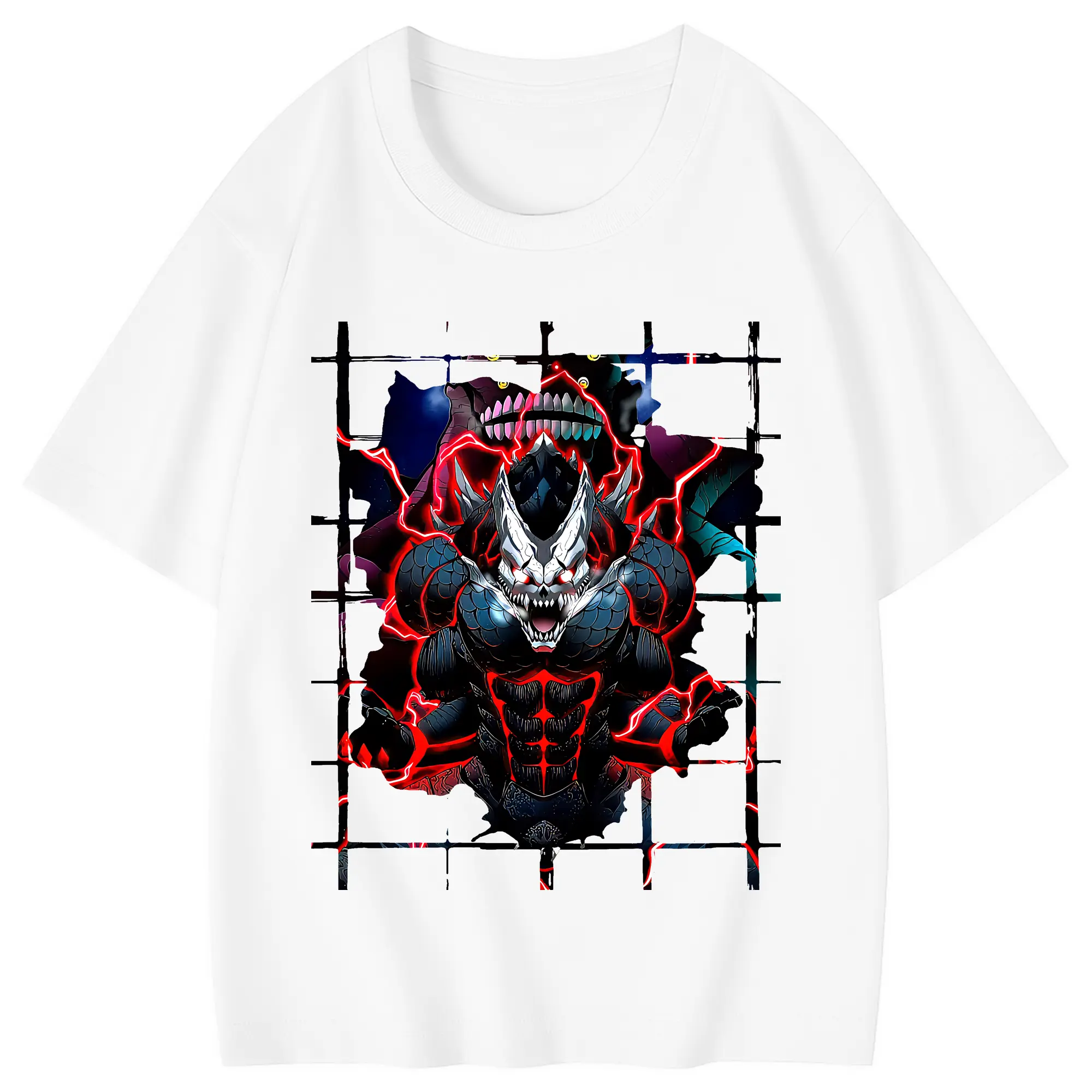 怪獣8号 グッズ,日比野カフカ - 綿100％ キッズTシャツ ・ フロントプリント ・ 快適 通気性 ・ スポーツ カジュアル 散歩用