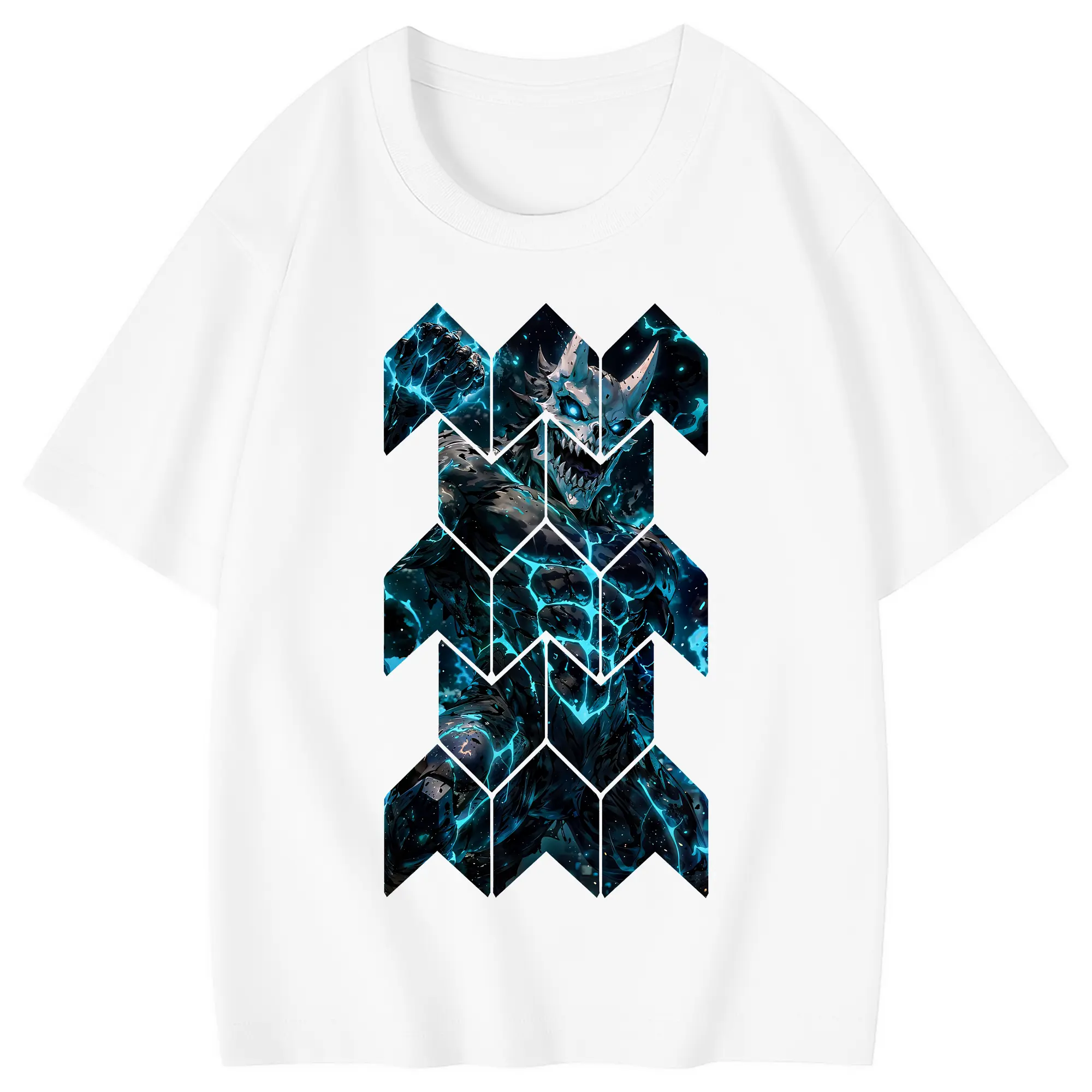 怪獣8号 グッズ,日比野カフカ - 綿100％ キッズTシャツ ・ フロントプリント ・ 快適 通気性 ・ スポーツ カジュアル 散歩用