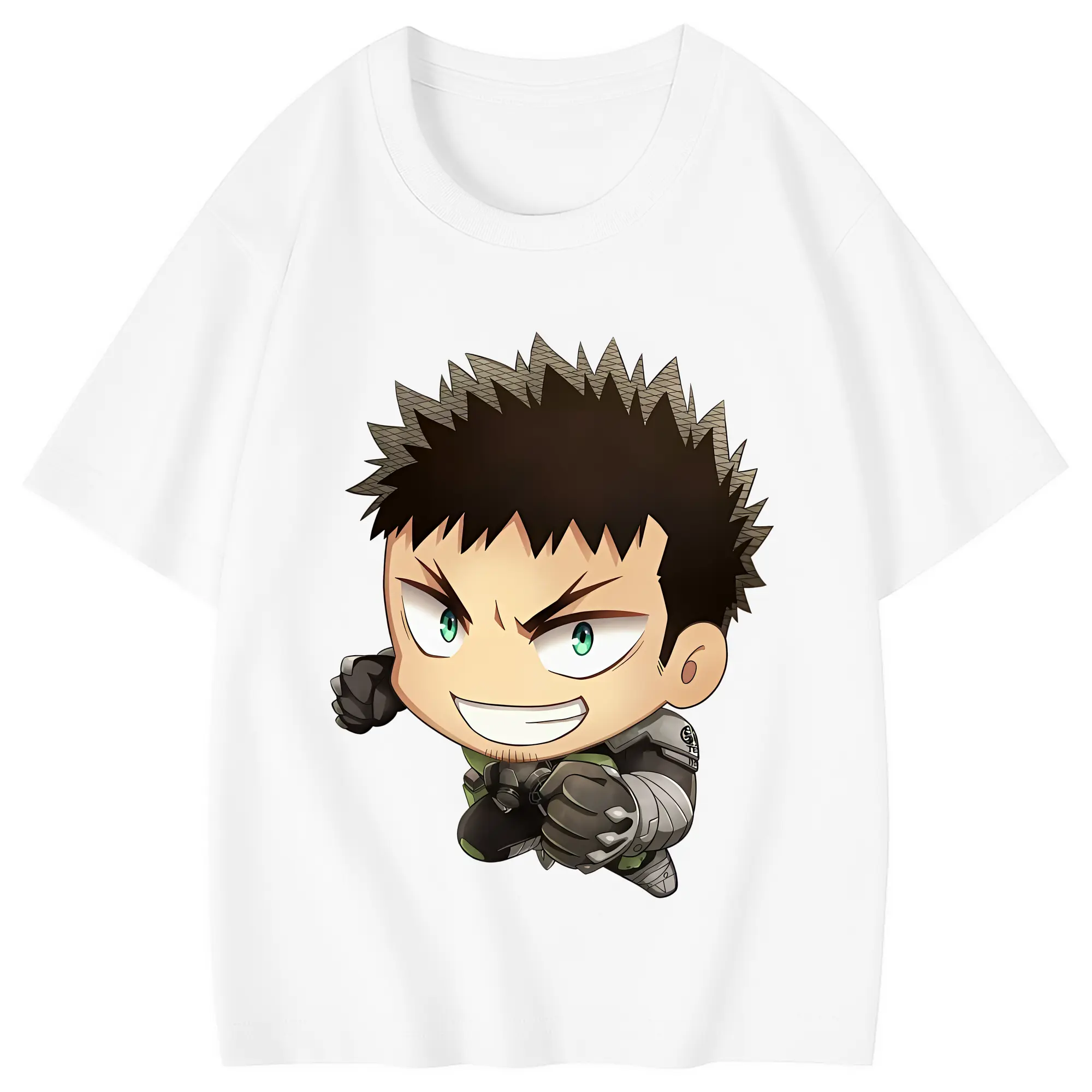 怪獣8号 グッズ,日比野カフカ - 綿100％ キッズTシャツ ・ フロントプリント ・ 快適 通気性 ・ スポーツ カジュアル 散歩用