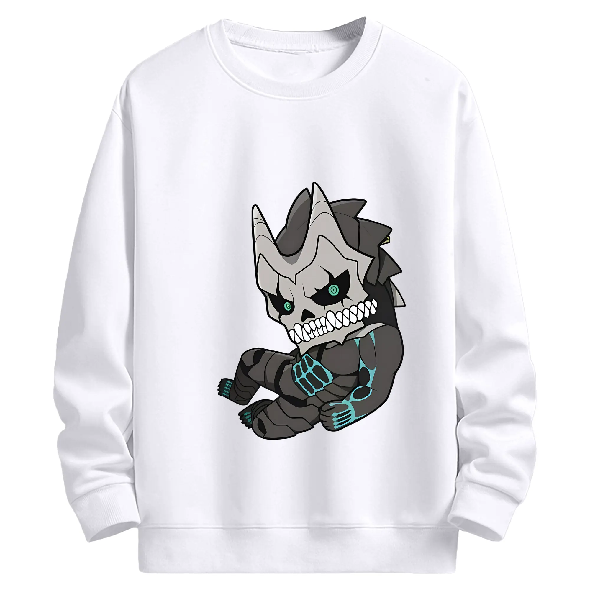 怪獣8号 グッズ,日比野カフカ - 高品質 クルーネック スウェット ・ コットン59％ ポリエステル41％ ・ ユニセックス 長袖 トレーナー ・ カジュアル デイリー スポーツ 散歩用