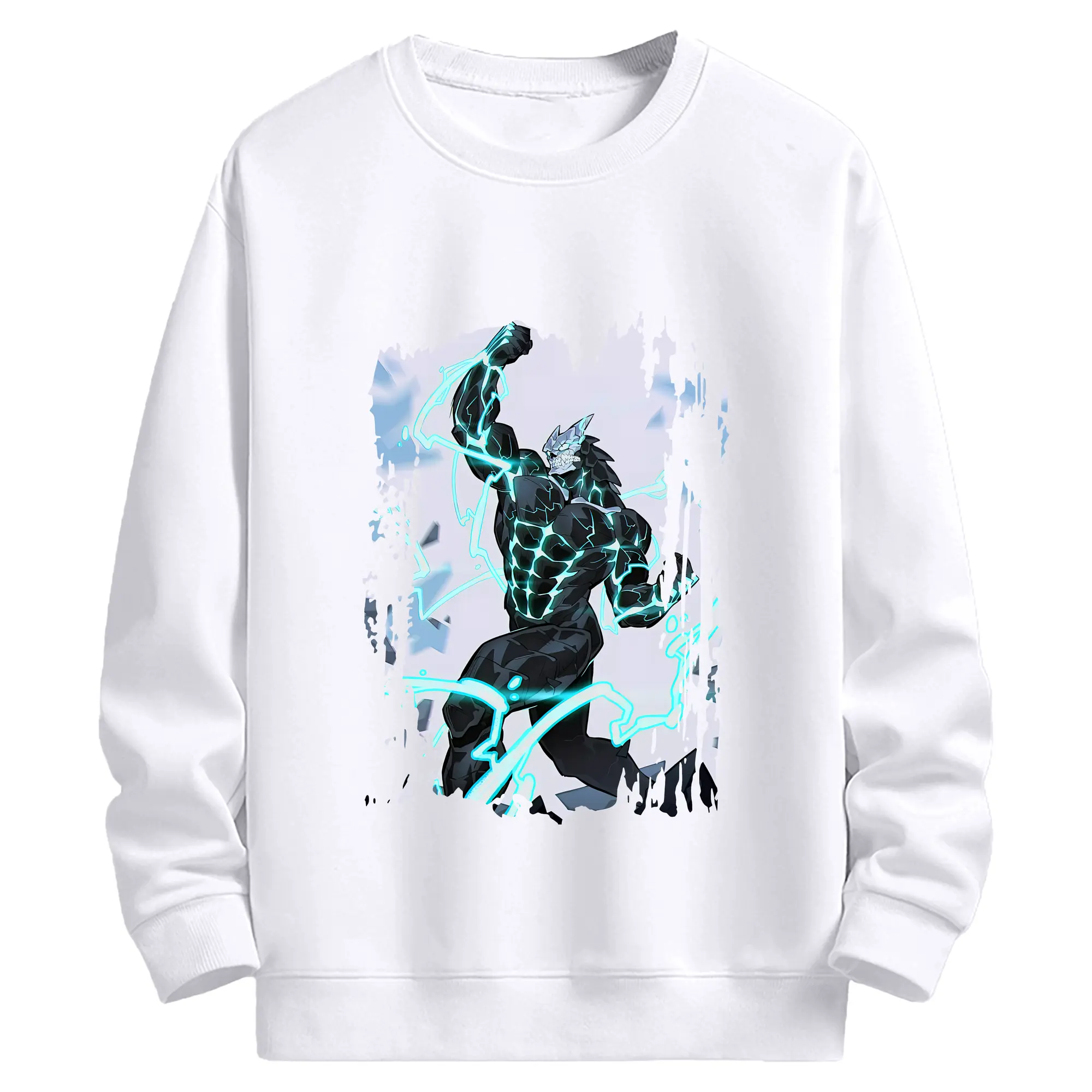 怪獣8号 グッズ,日比野カフカ - 高品質 クルーネック スウェット ・ コットン59％ ポリエステル41％ ・ ユニセックス 長袖 トレーナー ・ カジュアル デイリー スポーツ 散歩用