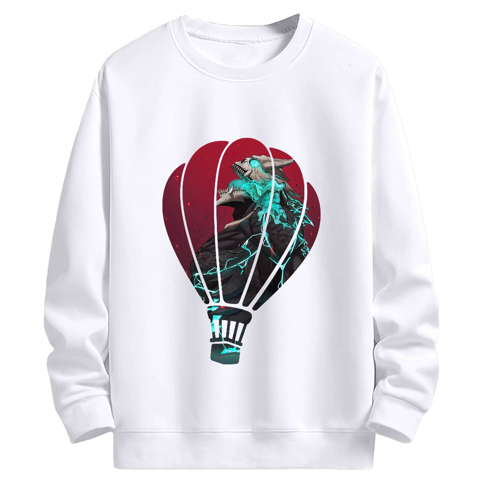 怪獣8号 グッズ,日比野カフカ - 高品質 クルーネック スウェット ・ コットン59％ ポリエステル41％ ・ ユニセックス 長袖 トレーナー ・ カジュアル デイリー スポーツ 散歩用