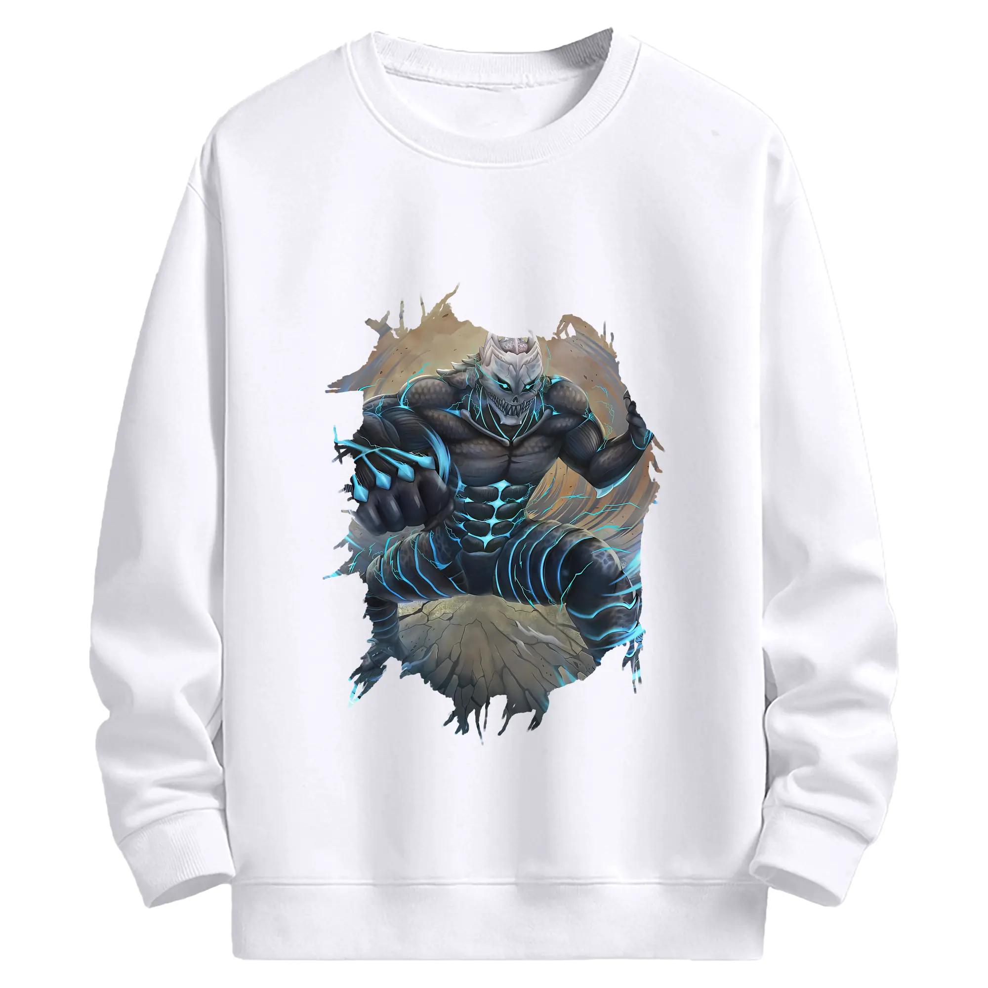 怪獣8号 グッズ,日比野カフカ - 高品質 クルーネック スウェット ・ コットン59％ ポリエステル41％ ・ ユニセックス 長袖 トレーナー ・ カジュアル デイリー スポーツ 散歩用