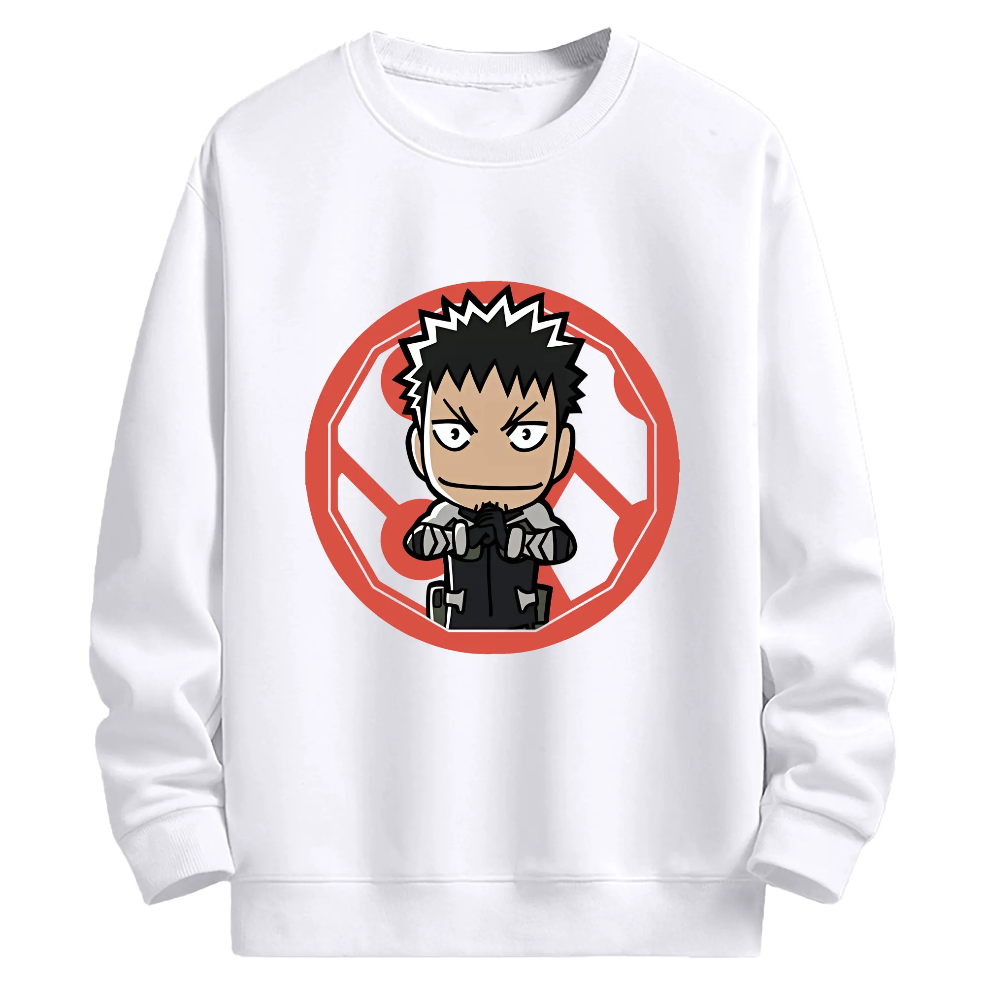 怪獣8号 グッズ,日比野カフカ - 高品質 クルーネック スウェット ・ コットン59％ ポリエステル41％ ・ ユニセックス 長袖 トレーナー ・ カジュアル デイリー スポーツ 散歩用