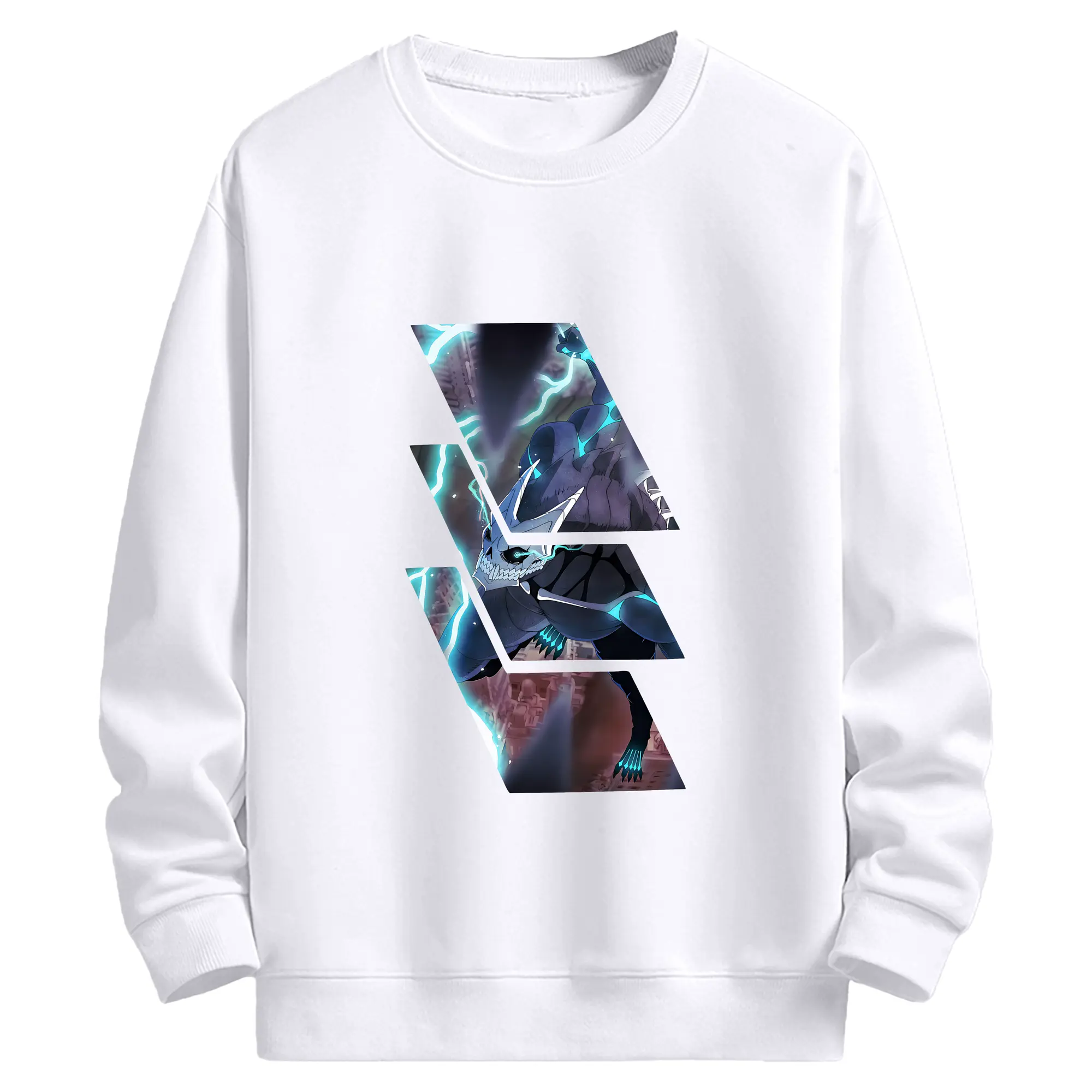 怪獣8号 グッズ,日比野カフカ - 高品質 クルーネック スウェット ・ コットン59％ ポリエステル41％ ・ ユニセックス 長袖 トレーナー ・ カジュアル デイリー スポーツ 散歩用