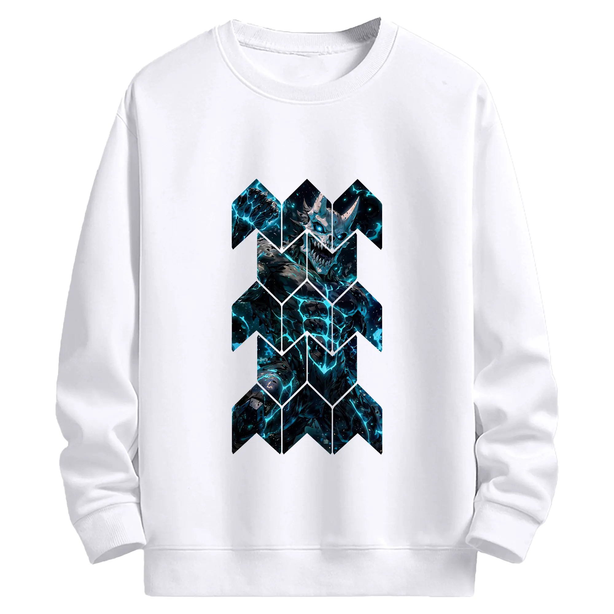 怪獣8号 グッズ,日比野カフカ - 高品質 クルーネック スウェット ・ コットン59％ ポリエステル41％ ・ ユニセックス 長袖 トレーナー ・ カジュアル デイリー スポーツ 散歩用