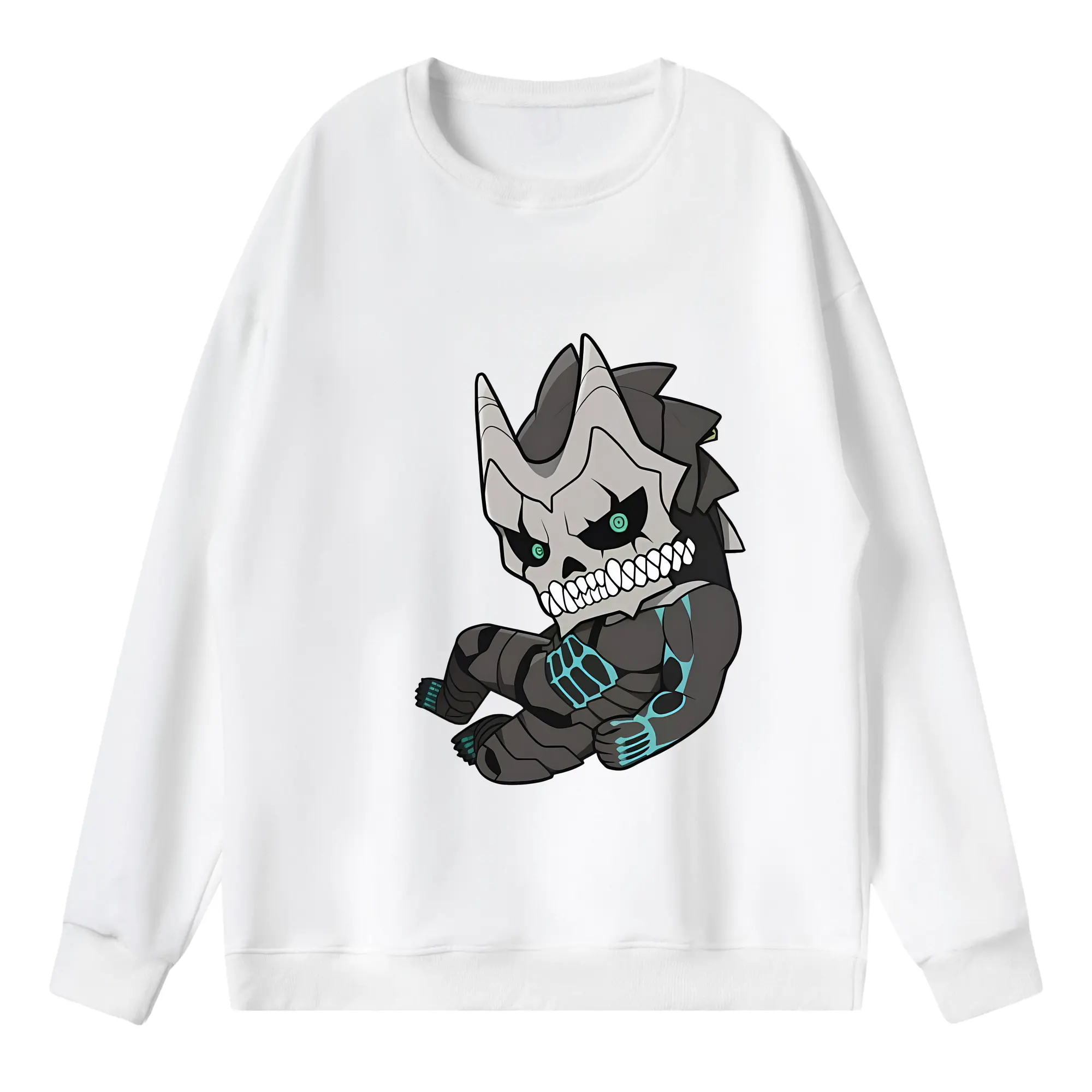 怪獣8号 グッズ,日比野カフカ - 薄手 クルーネック スウェット 裏毛260g · ポリエステル 春秋向け カジュアル 男女兼用 · トレーナー デイリー スポーツ 散歩に最適