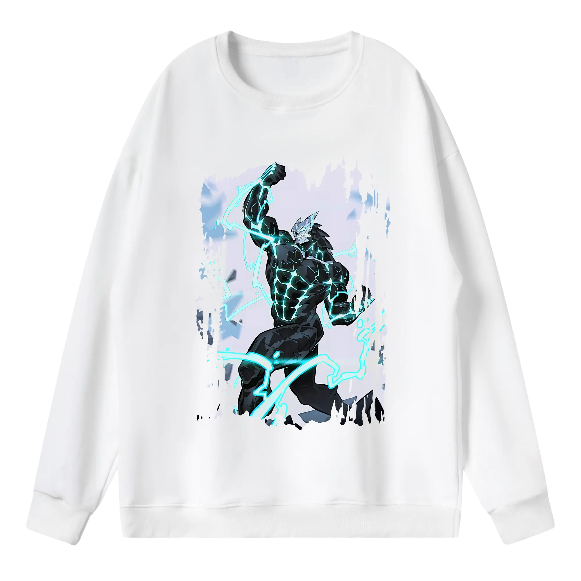 怪獣8号 グッズ,日比野カフカ - 薄手 クルーネック スウェット 裏毛260g · ポリエステル 春秋向け カジュアル 男女兼用 · トレーナー デイリー スポーツ 散歩に最適