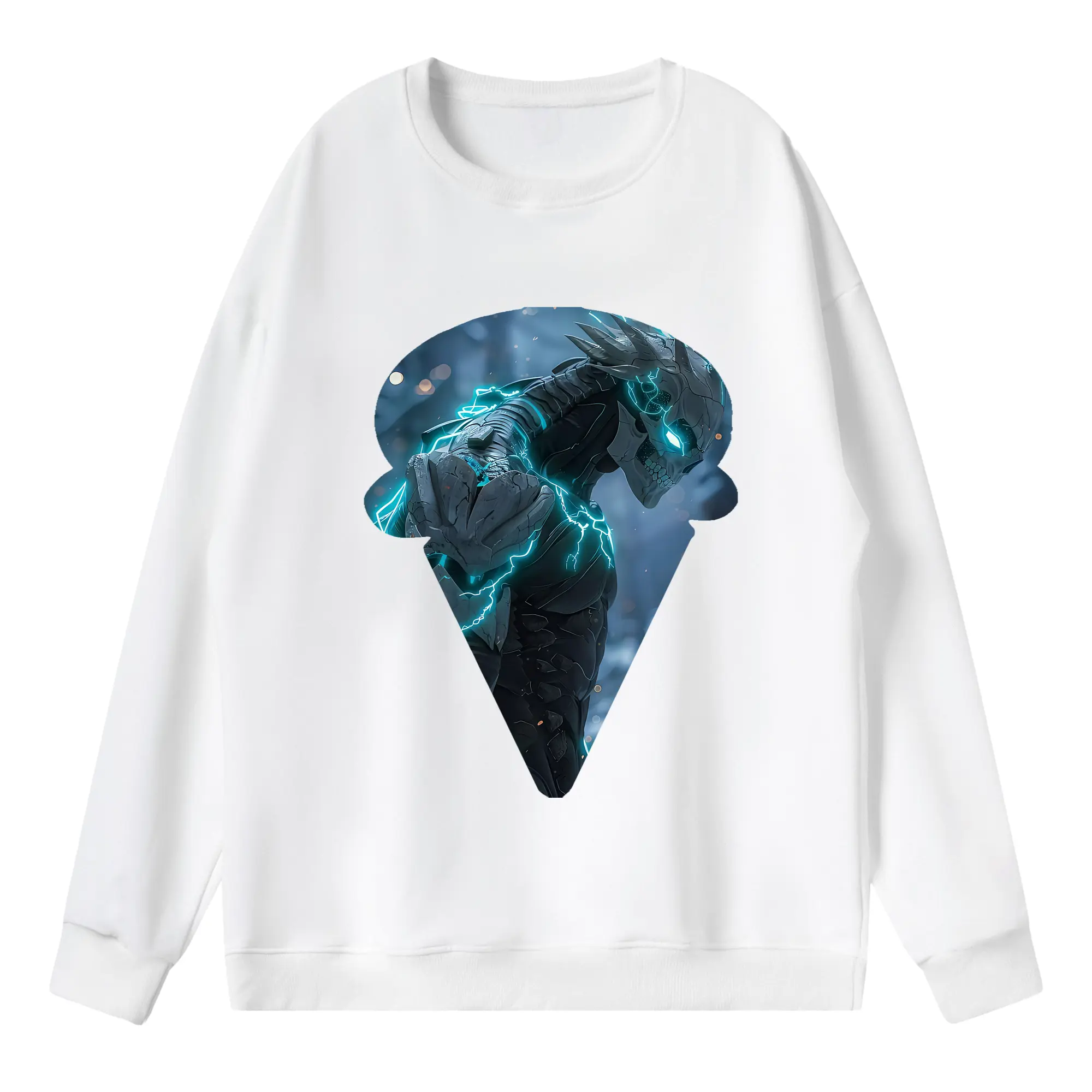 怪獣8号 グッズ,日比野カフカ - 薄手 クルーネック スウェット 裏毛260g · ポリエステル 春秋向け カジュアル 男女兼用 · トレーナー デイリー スポーツ 散歩に最適