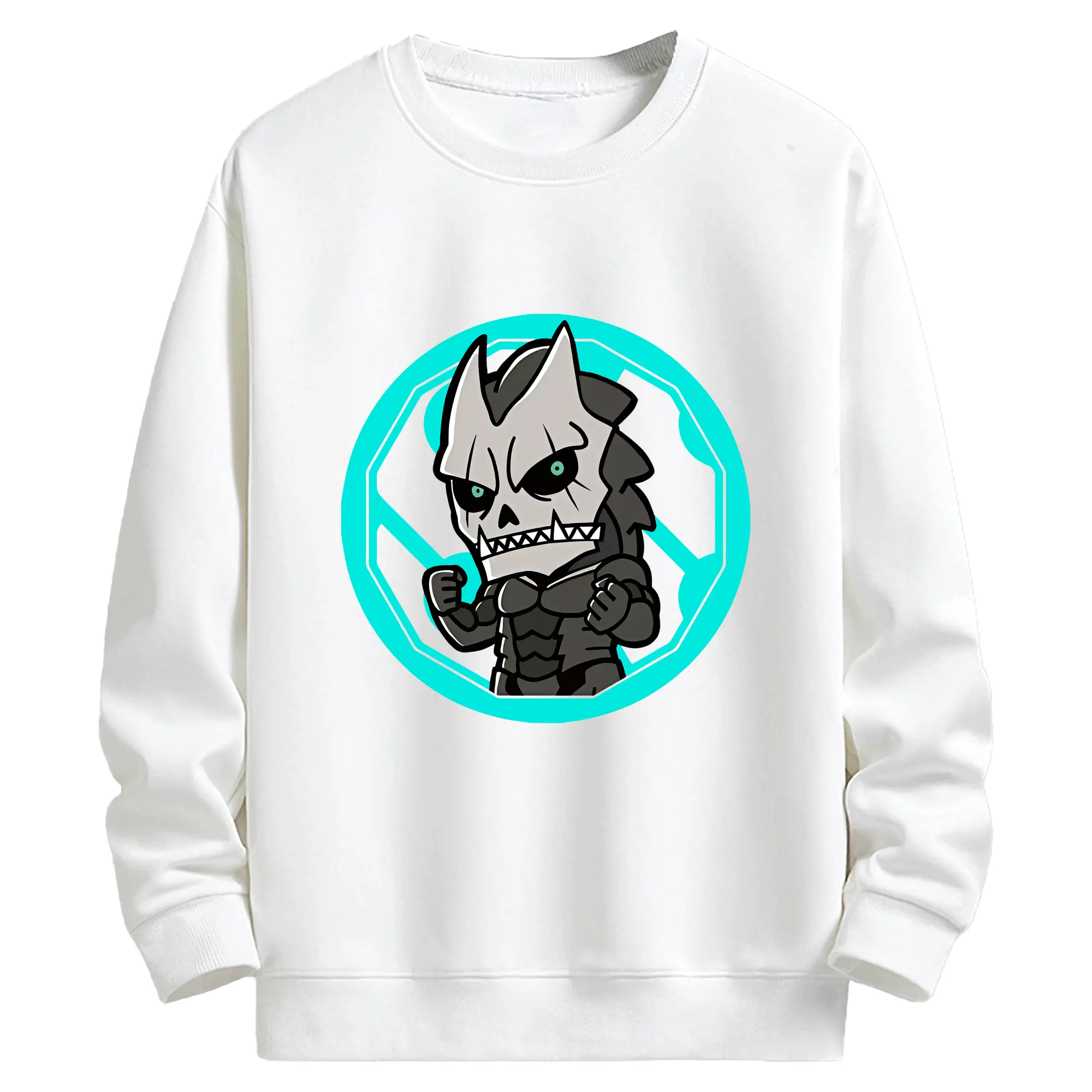 怪獣8号 グッズ,日比野カフカ - キッズ クルーネックスウェットシャツ ・ フロントプリント ・ 綿80％ ポリエステル20％ ・ 快適 通学 スポーツ 日常使い お散歩用