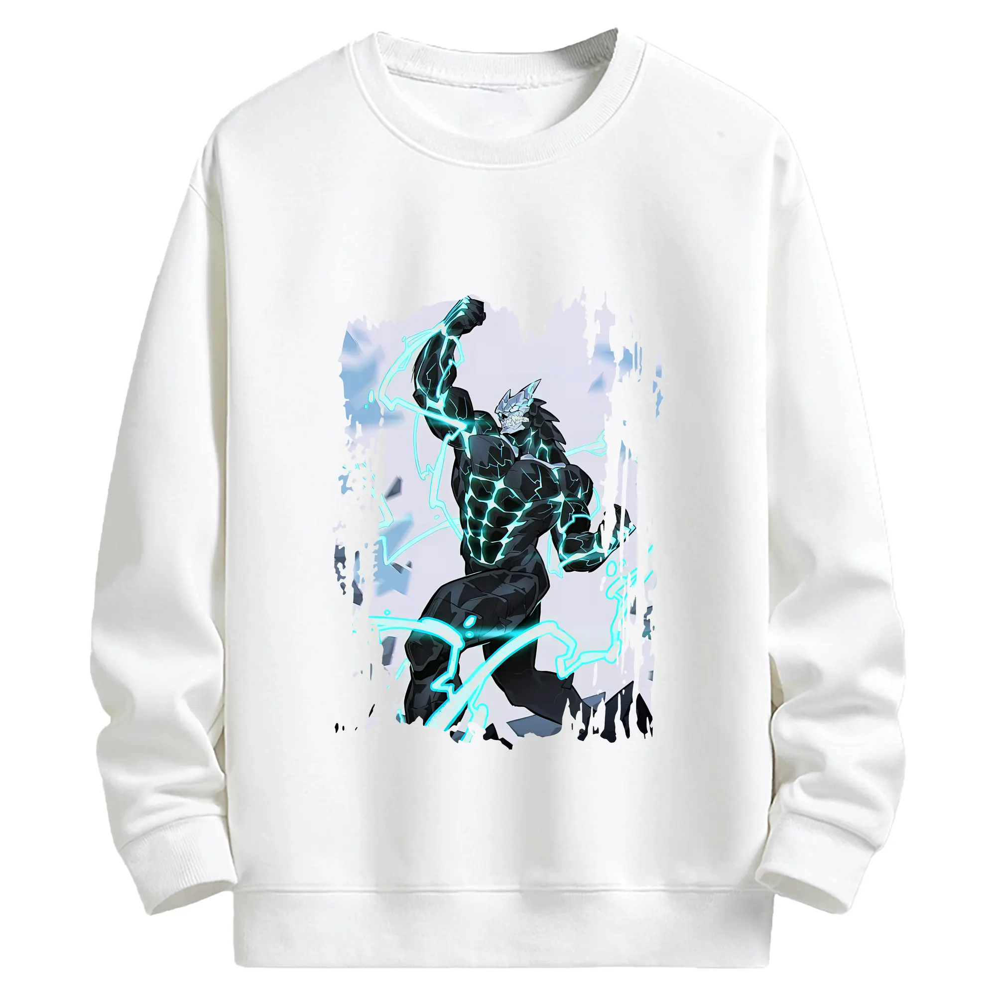 怪獣8号 グッズ,日比野カフカ - キッズ クルーネックスウェットシャツ ・ フロントプリント ・ 綿80％ ポリエステル20％ ・ 快適 通学 スポーツ 日常使い お散歩用