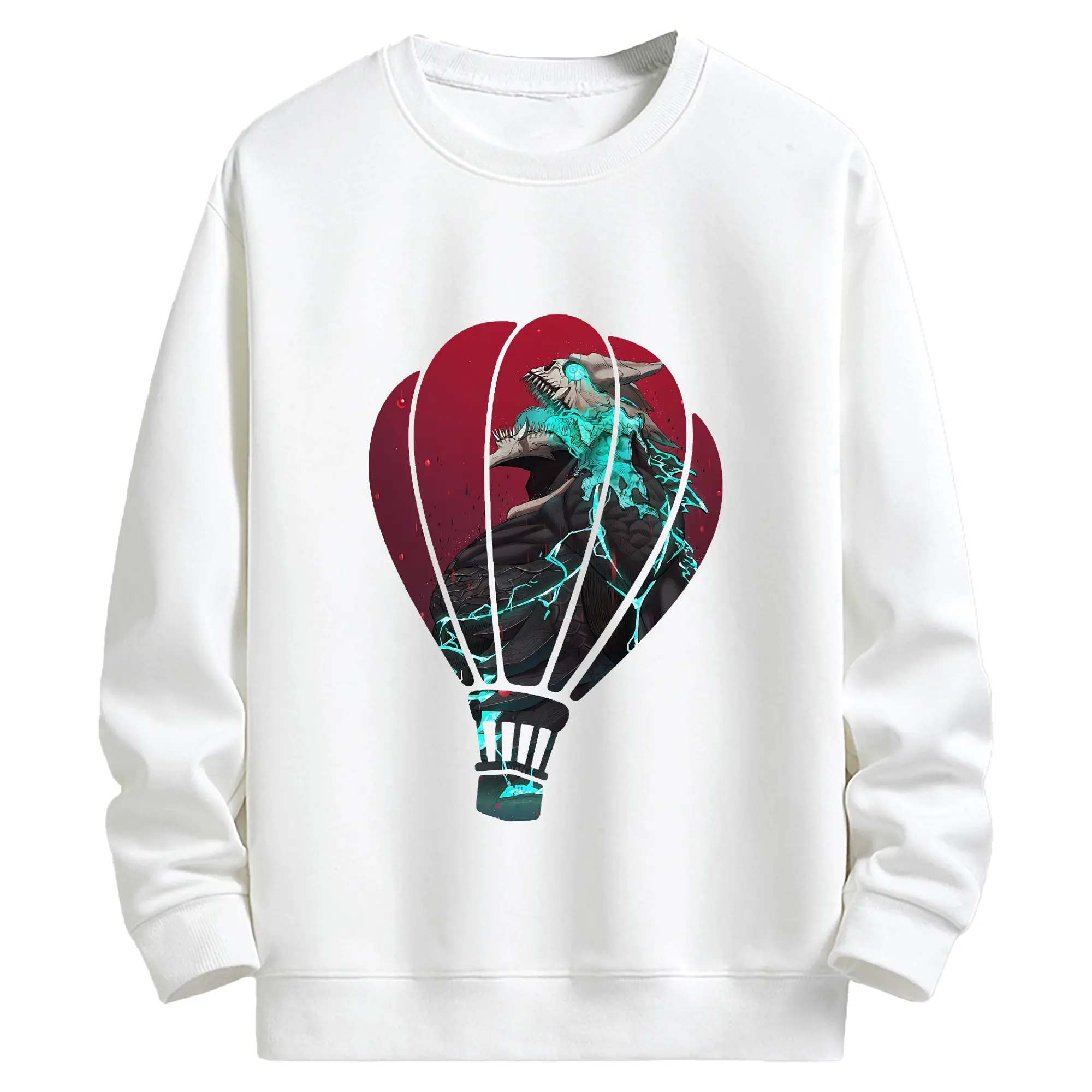 怪獣8号 グッズ,日比野カフカ - キッズ クルーネックスウェットシャツ ・ フロントプリント ・ 綿80％ ポリエステル20％ ・ 快適 通学 スポーツ 日常使い お散歩用