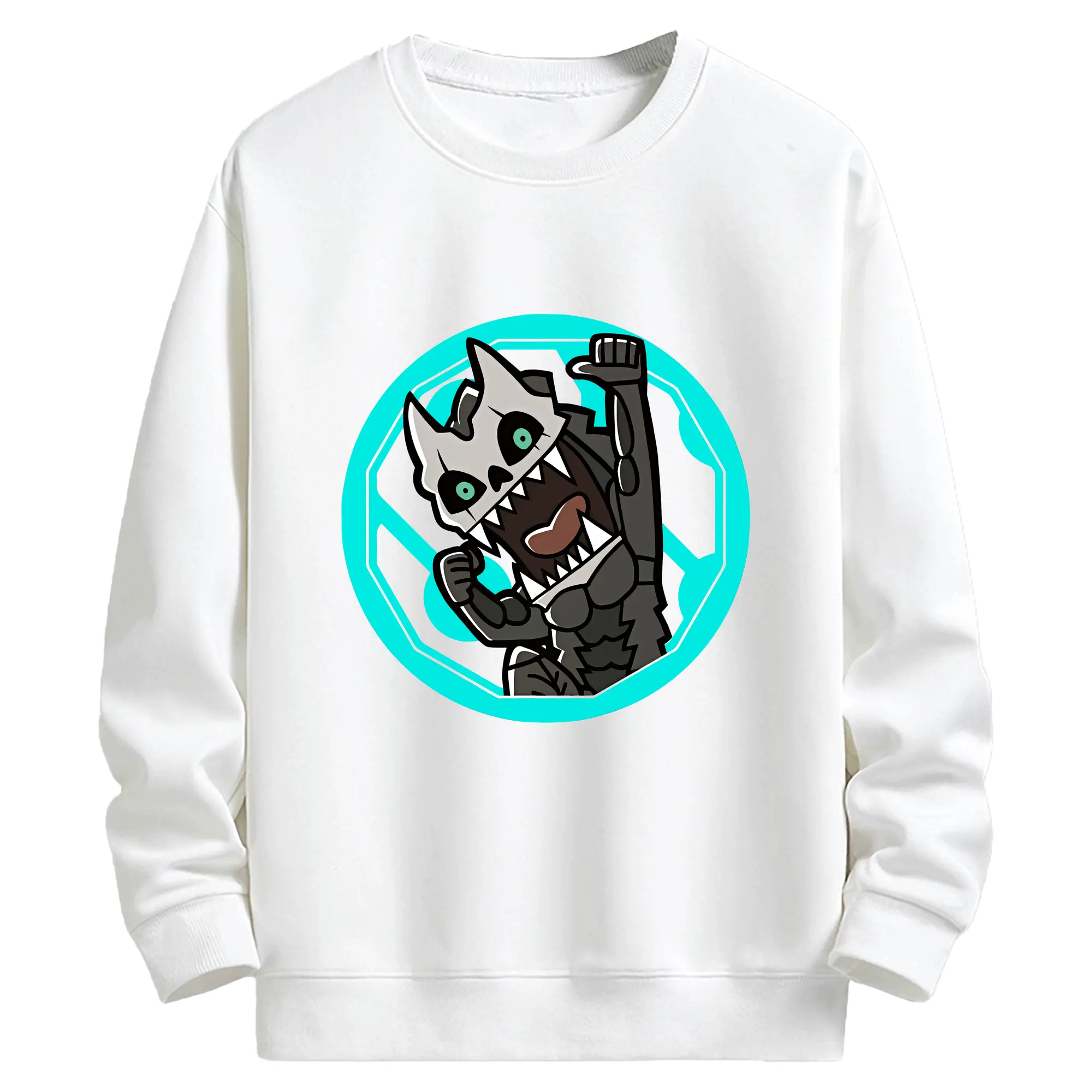 怪獣8号 グッズ,日比野カフカ - キッズ クルーネックスウェットシャツ ・ フロントプリント ・ 綿80％ ポリエステル20％ ・ 快適 通学 スポーツ 日常使い お散歩用