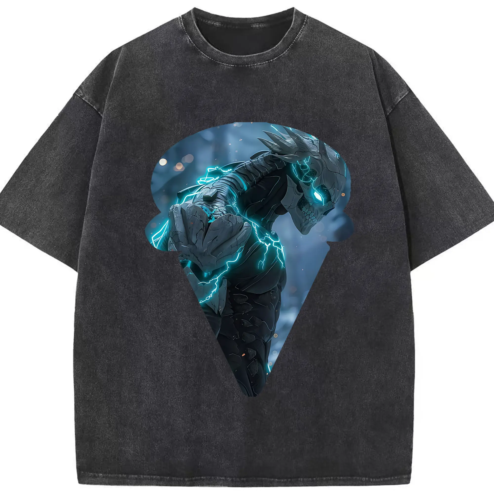 怪獣8号 グッズ,日比野カフカ - 綿100％ ヴィンテージ風 半袖Tシャツ ・ フロントプリント ・ 柔らか肌触り ・ 通気性 快適 ・ スポーツ カジュアル 外出用