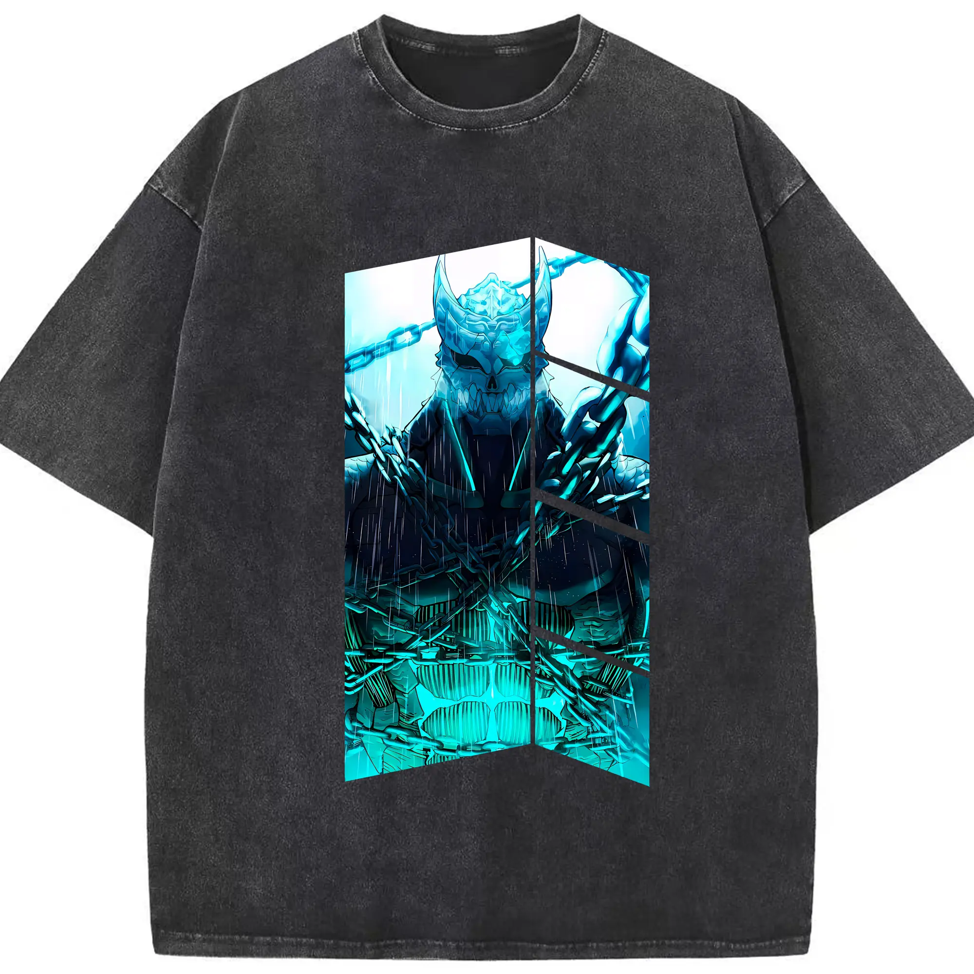 怪獣8号 グッズ,日比野カフカ - 綿100％ ヴィンテージ風 半袖Tシャツ ・ フロントプリント ・ 柔らか肌触り ・ 通気性 快適 ・ スポーツ カジュアル 外出用