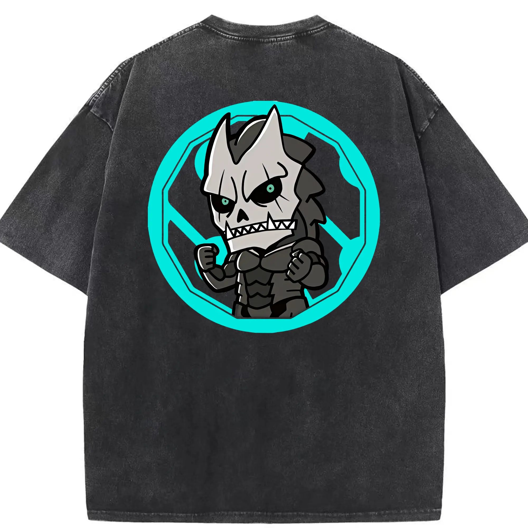 怪獣8号 グッズ,日比野カフカ - 綿100％ ヴィンテージ風 半袖Tシャツ ・ 背面プリント ・ 柔らか肌触り ・ 通気性 快適 ・ スポーツ カジュアル 外出用