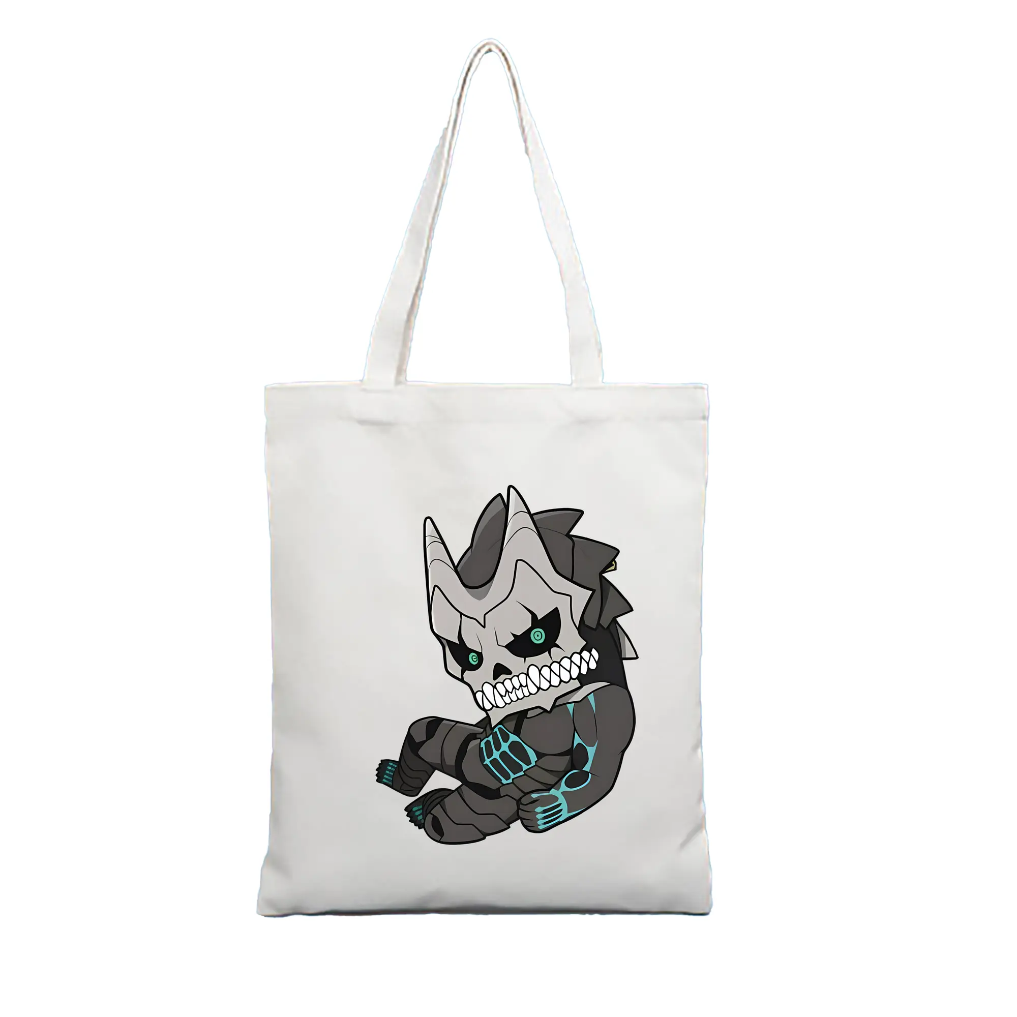 怪獣8号 グッズ,日比野カフカ - 縦型キャンバス手提げバッグ（トートバッグ） ・ キャンバス素材 ・ ショッピング用 ・ 軽量 丈夫 お手入れ簡単