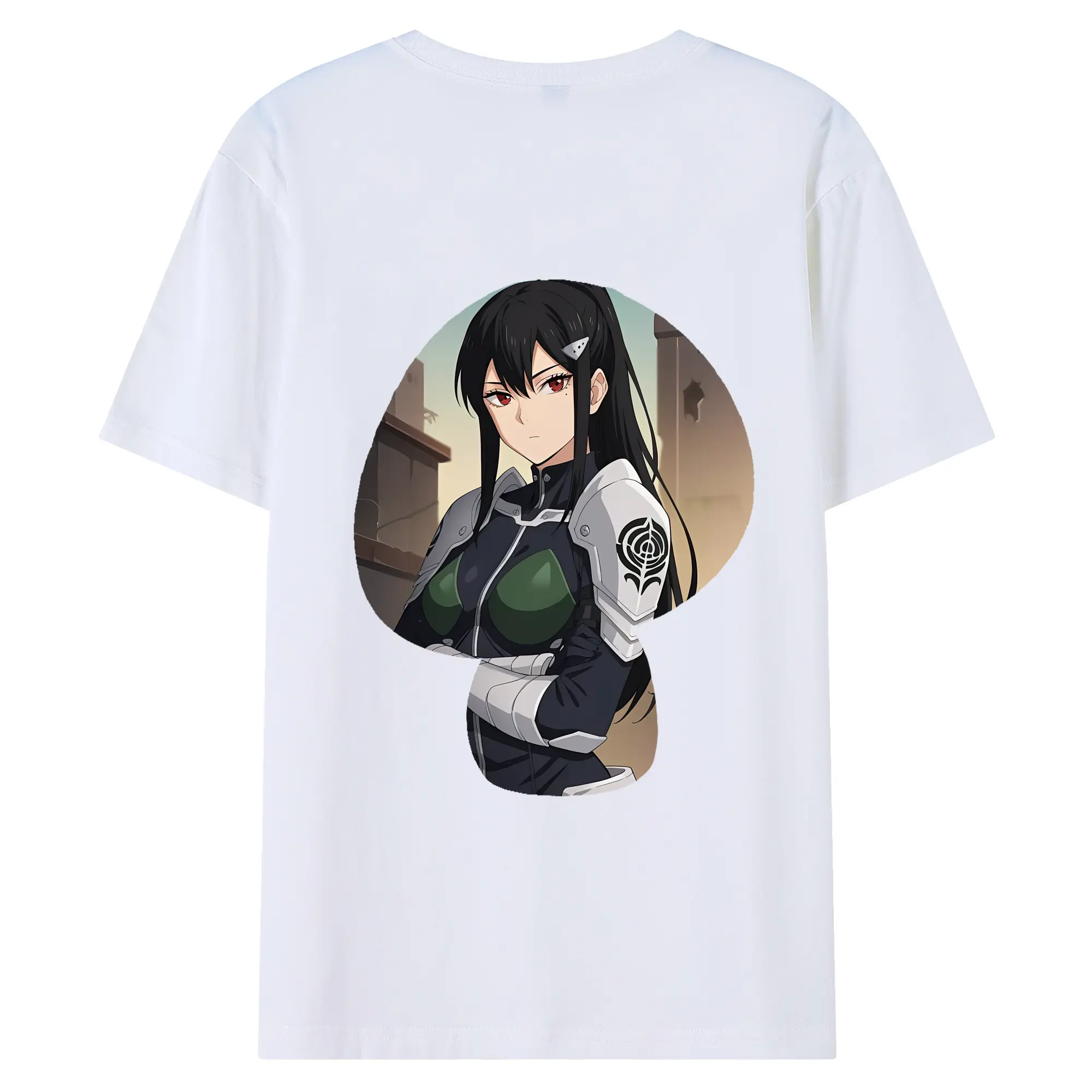 怪獣8号 グッズ,亜白ミナ - 綿100％ 半袖Tシャツ ・ バックプリント ・ 快適 通気性 ・ 日常使い 散歩 スポーツ用