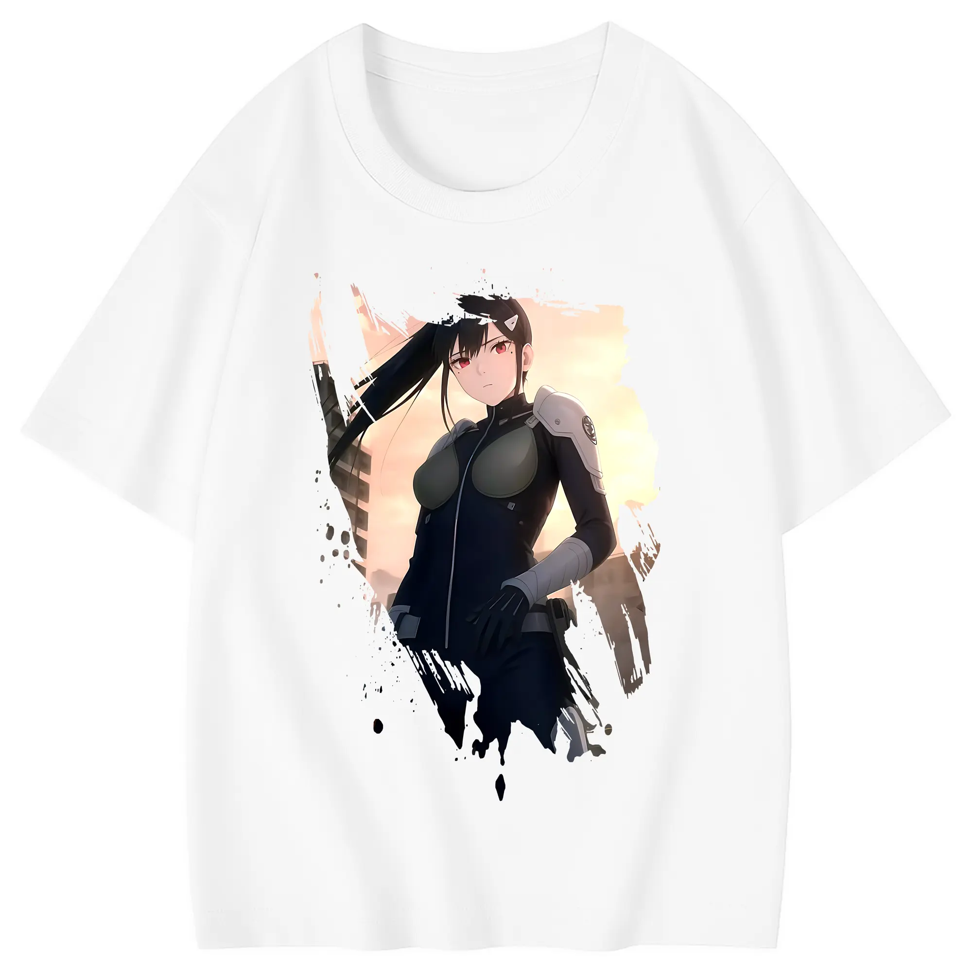 怪獣8号 グッズ,亜白ミナ - 綿100％ キッズTシャツ ・ フロントプリント ・ 快適 通気性 ・ スポーツ カジュアル 散歩用