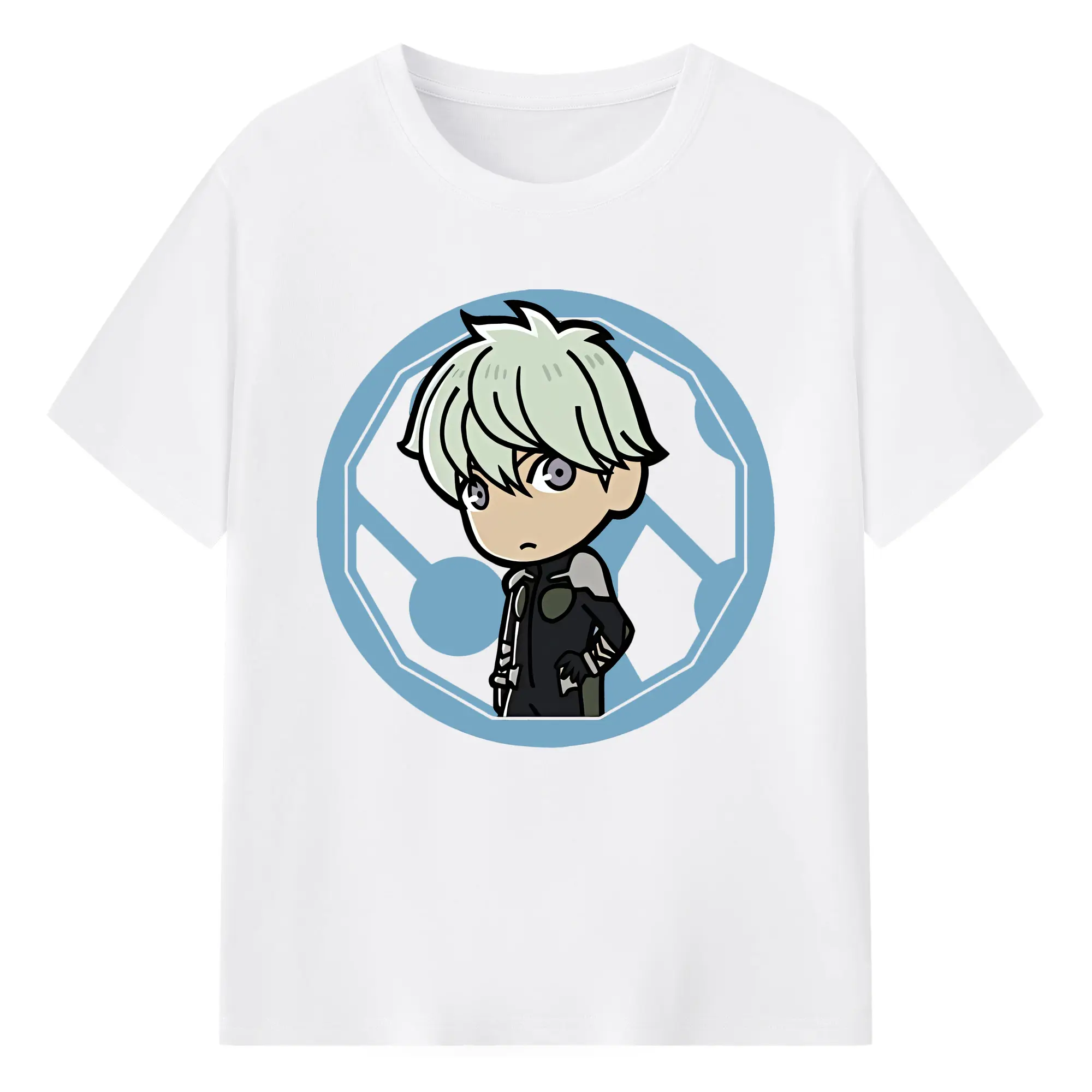 怪獣8号 グッズ,市川レノ - 綿100％ 半袖Tシャツ ・ フロントプリント ・ 快適 通気性 ・ 日常使い 散歩 スポーツ用