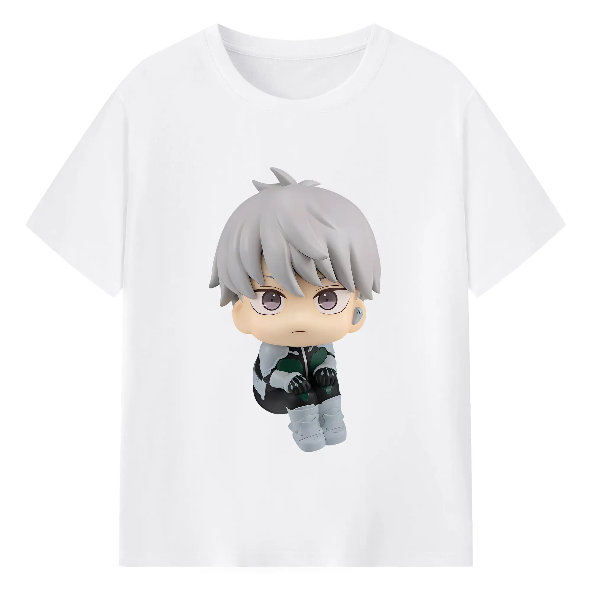 怪獣8号 グッズ,市川レノ - 綿100％ 半袖Tシャツ ・ フロントプリント ・ 快適 通気性 ・ 日常使い 散歩 スポーツ用