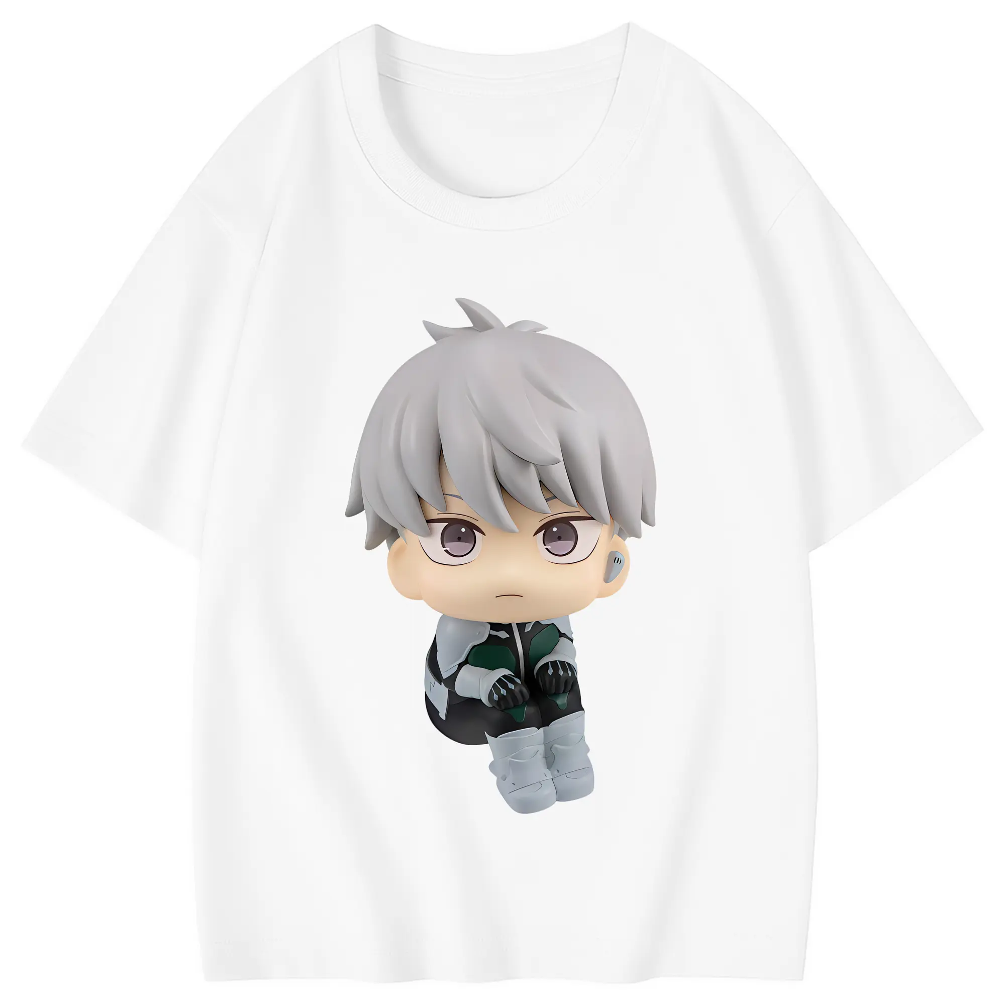 怪獣8号 グッズ,市川レノ - 綿100％ キッズTシャツ ・ フロントプリント ・ 快適 通気性 ・ スポーツ カジュアル 散歩用