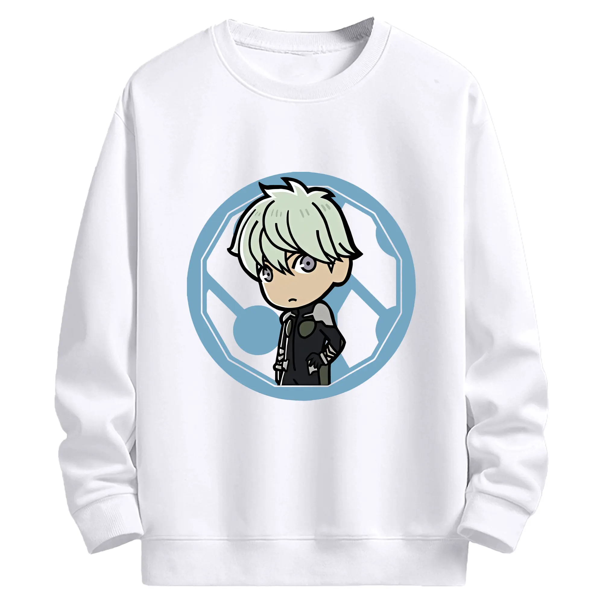 怪獣8号 グッズ,市川レノ - 高品質 クルーネック スウェット ・ コットン59％ ポリエステル41％ ・ ユニセックス 長袖 トレーナー ・ カジュアル デイリー スポーツ 散歩用