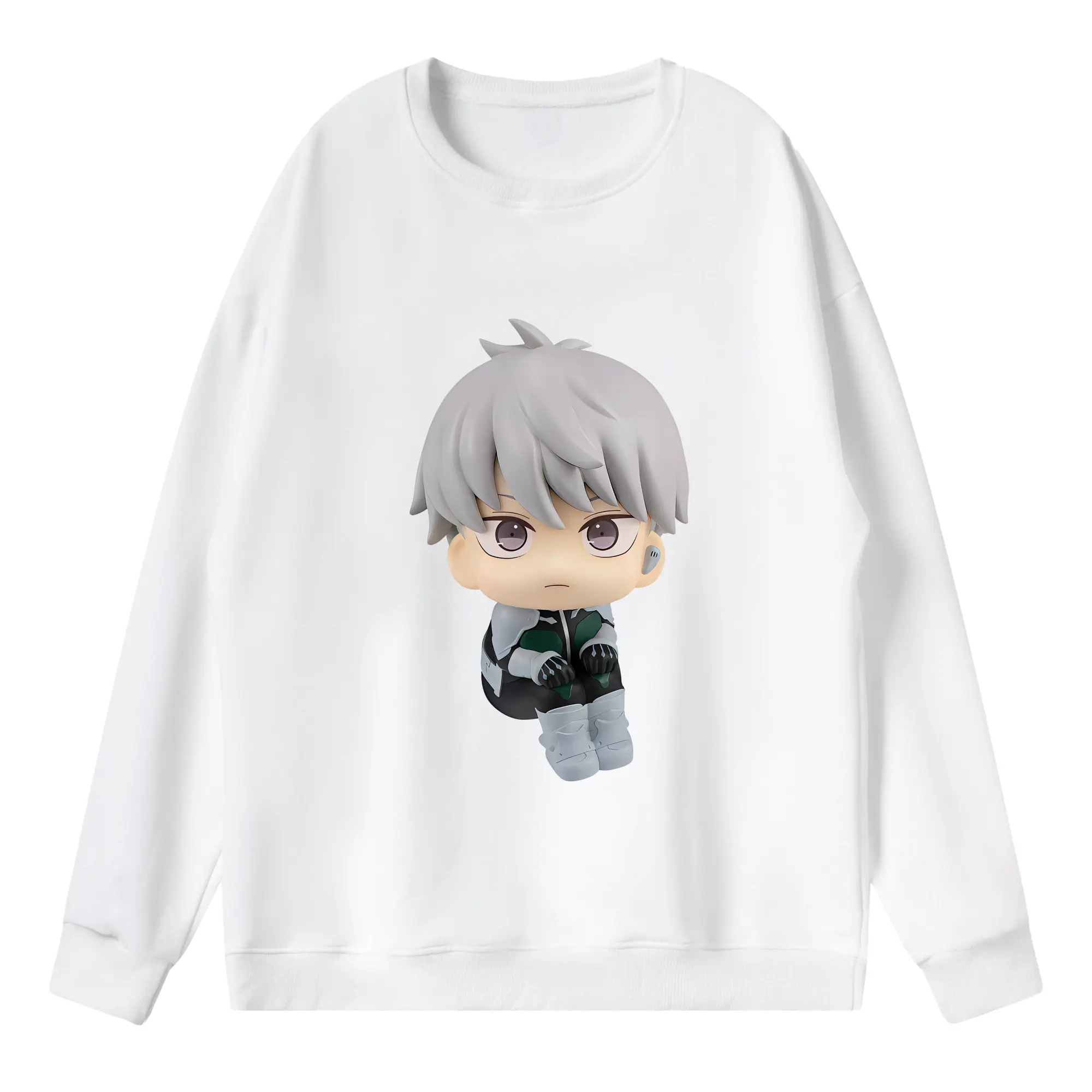 怪獣8号 グッズ,市川レノ - 薄手 クルーネック スウェット 裏毛260g · ポリエステル 春秋向け カジュアル 男女兼用 · トレーナー デイリー スポーツ 散歩に最適