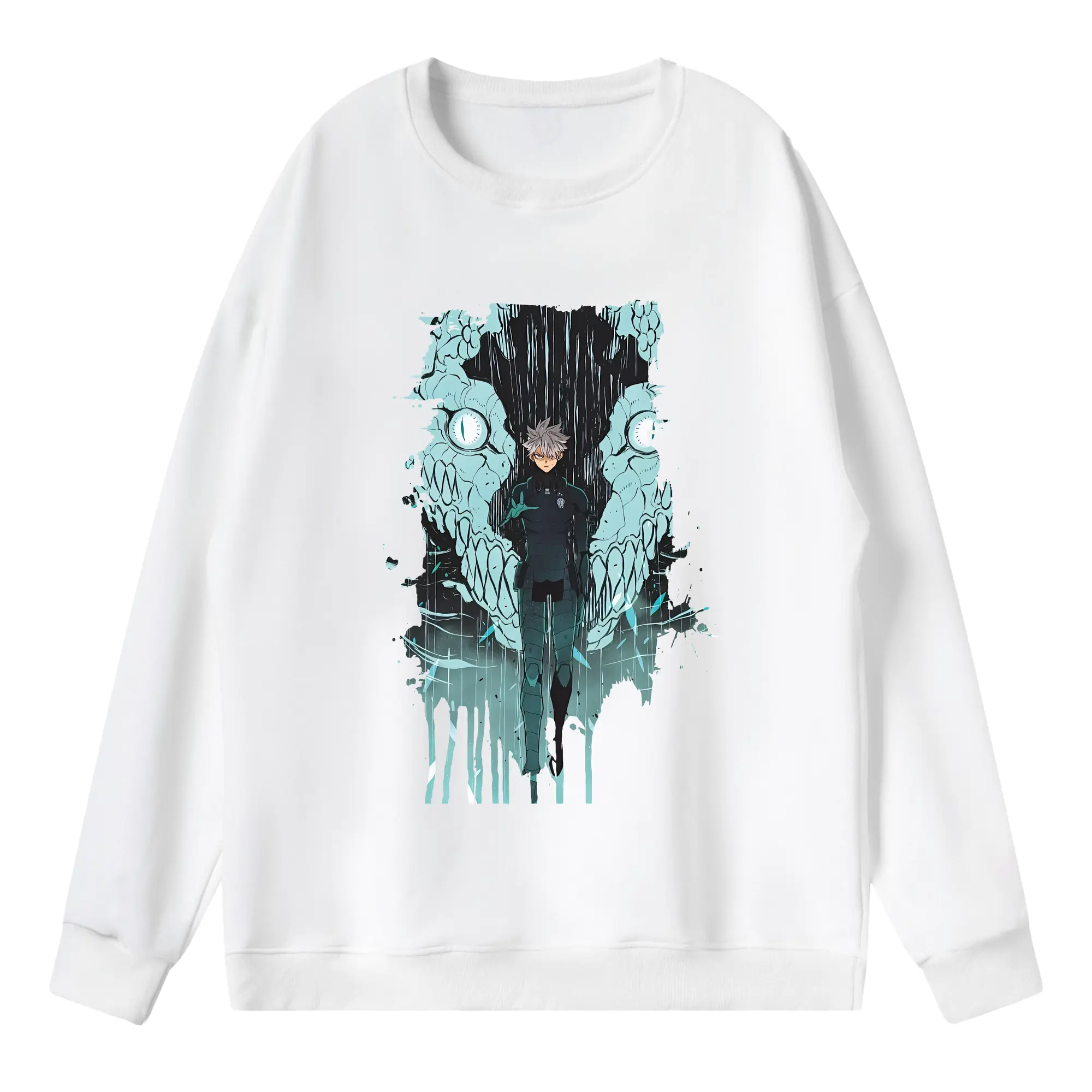 怪獣8号 グッズ,市川レノ - 薄手 クルーネック スウェット 裏毛260g · ポリエステル 春秋向け カジュアル 男女兼用 · トレーナー デイリー スポーツ 散歩に最適