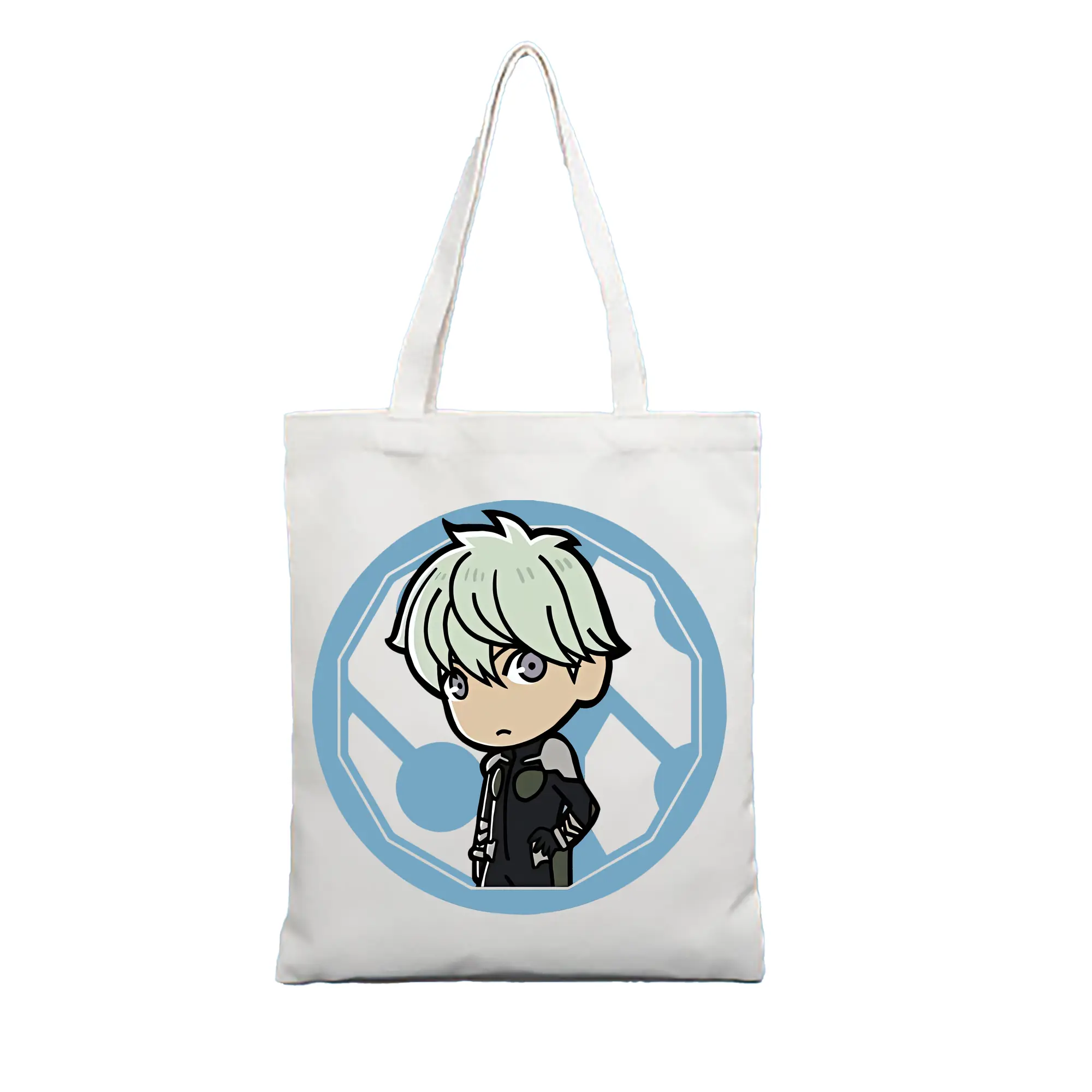 怪獣8号 グッズ,市川レノ - 縦型キャンバス手提げバッグ（トートバッグ） ・ キャンバス素材 ・ ショッピング用 ・ 軽量 丈夫 お手入れ簡単