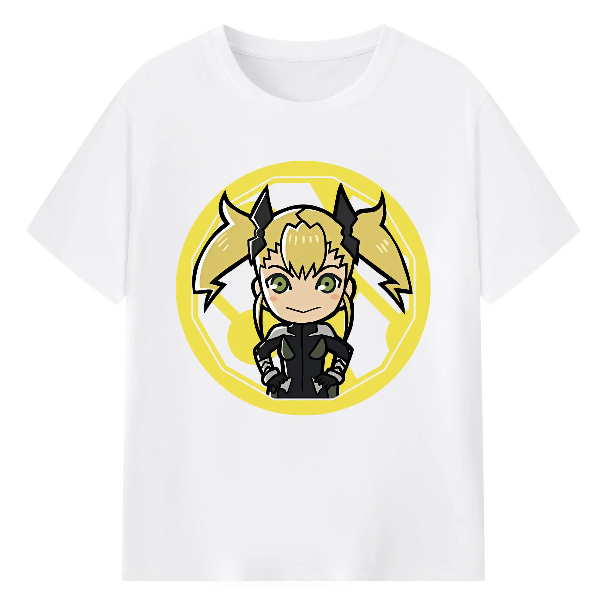 怪獣8号 グッズ,四ノ宮キコル - 綿100％ 半袖Tシャツ ・ フロントプリント ・ 快適 通気性 ・ 日常使い 散歩 スポーツ用