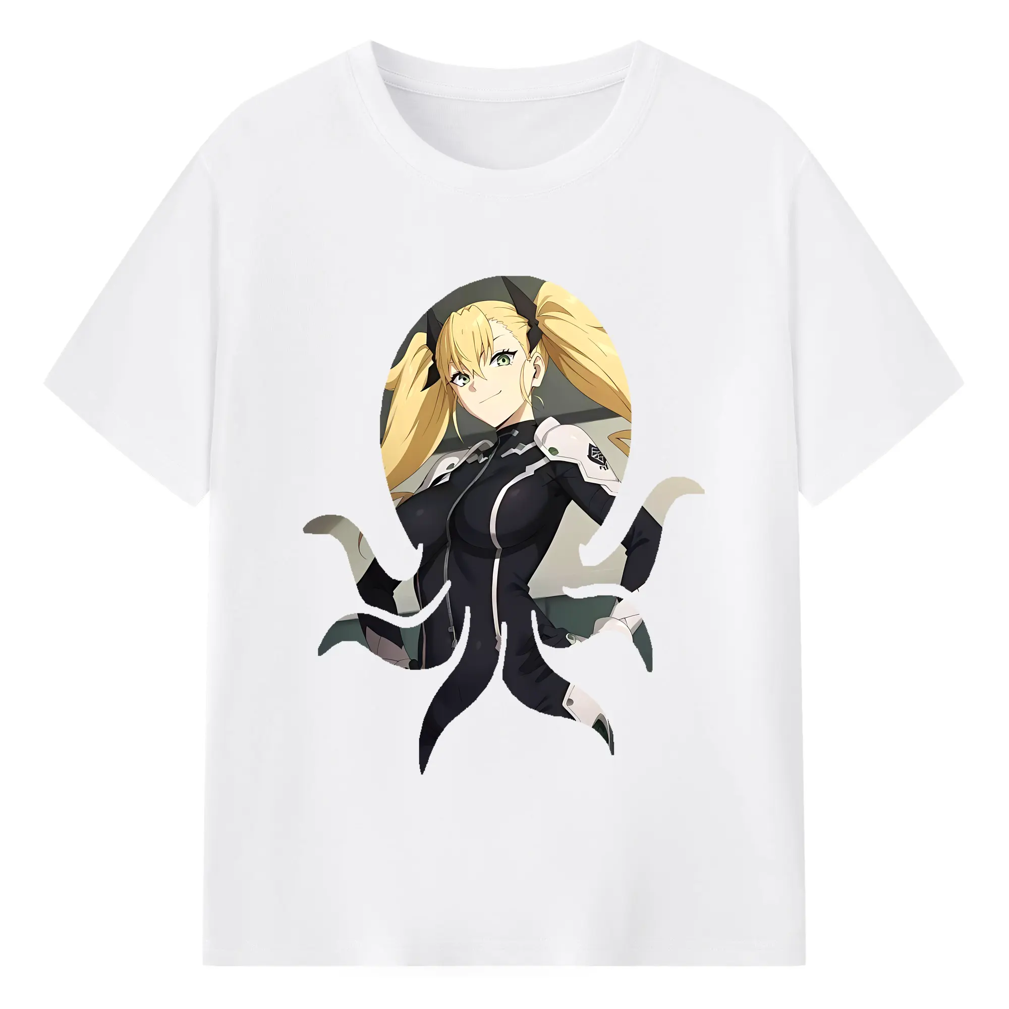 怪獣8号 グッズ,四ノ宮キコル - 綿100％ 半袖Tシャツ ・ フロントプリント ・ 快適 通気性 ・ 日常使い 散歩 スポーツ用