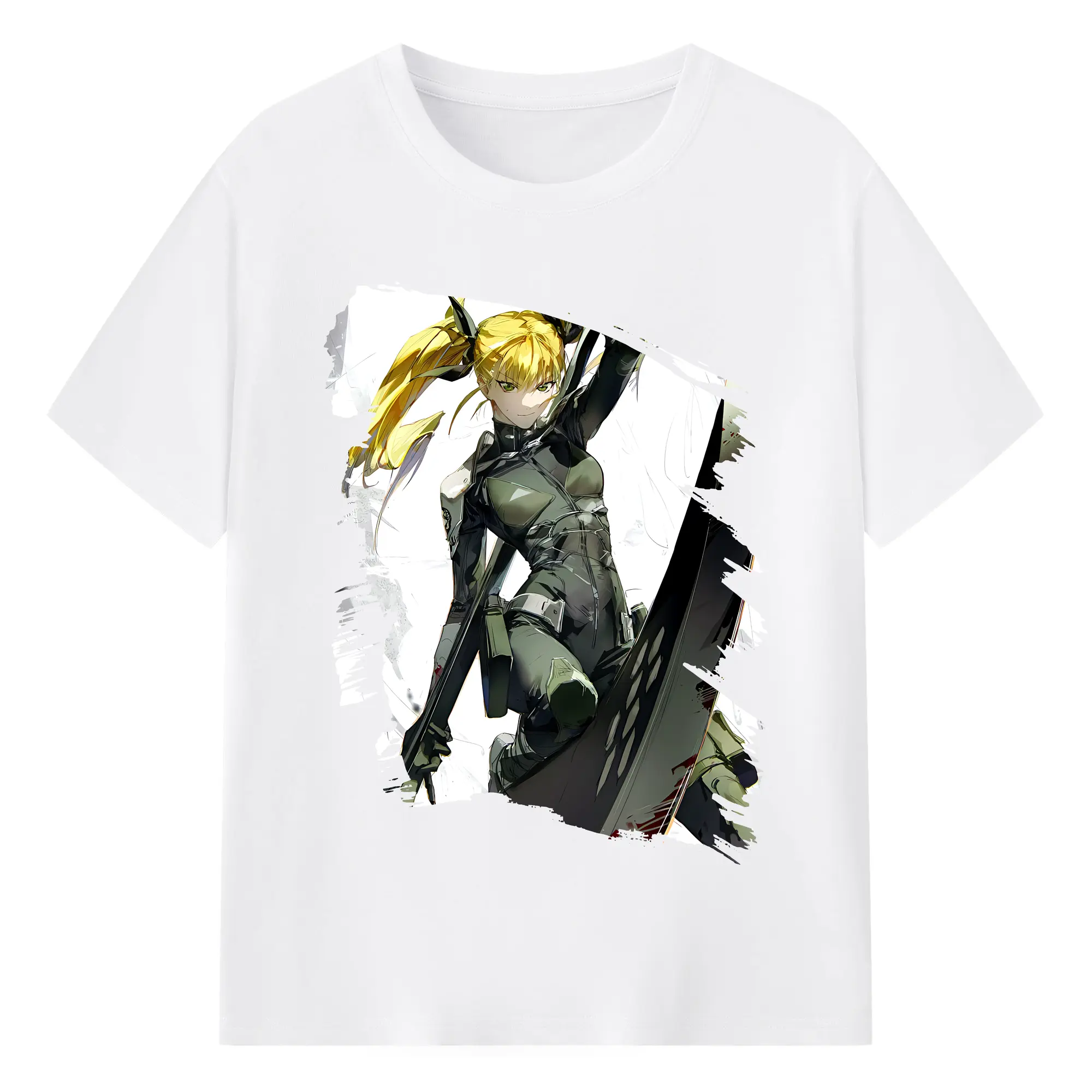 怪獣8号 グッズ,四ノ宮キコル - 綿100％ 半袖Tシャツ ・ フロントプリント ・ 快適 通気性 ・ 日常使い 散歩 スポーツ用