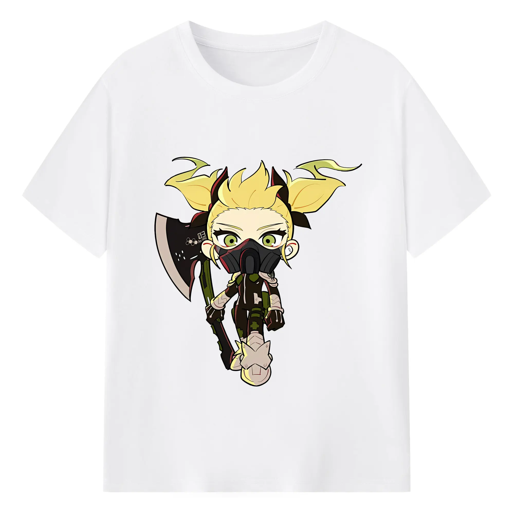 怪獣8号 グッズ,四ノ宮キコル - 綿100％ 半袖Tシャツ ・ フロントプリント ・ 快適 通気性 ・ 日常使い 散歩 スポーツ用