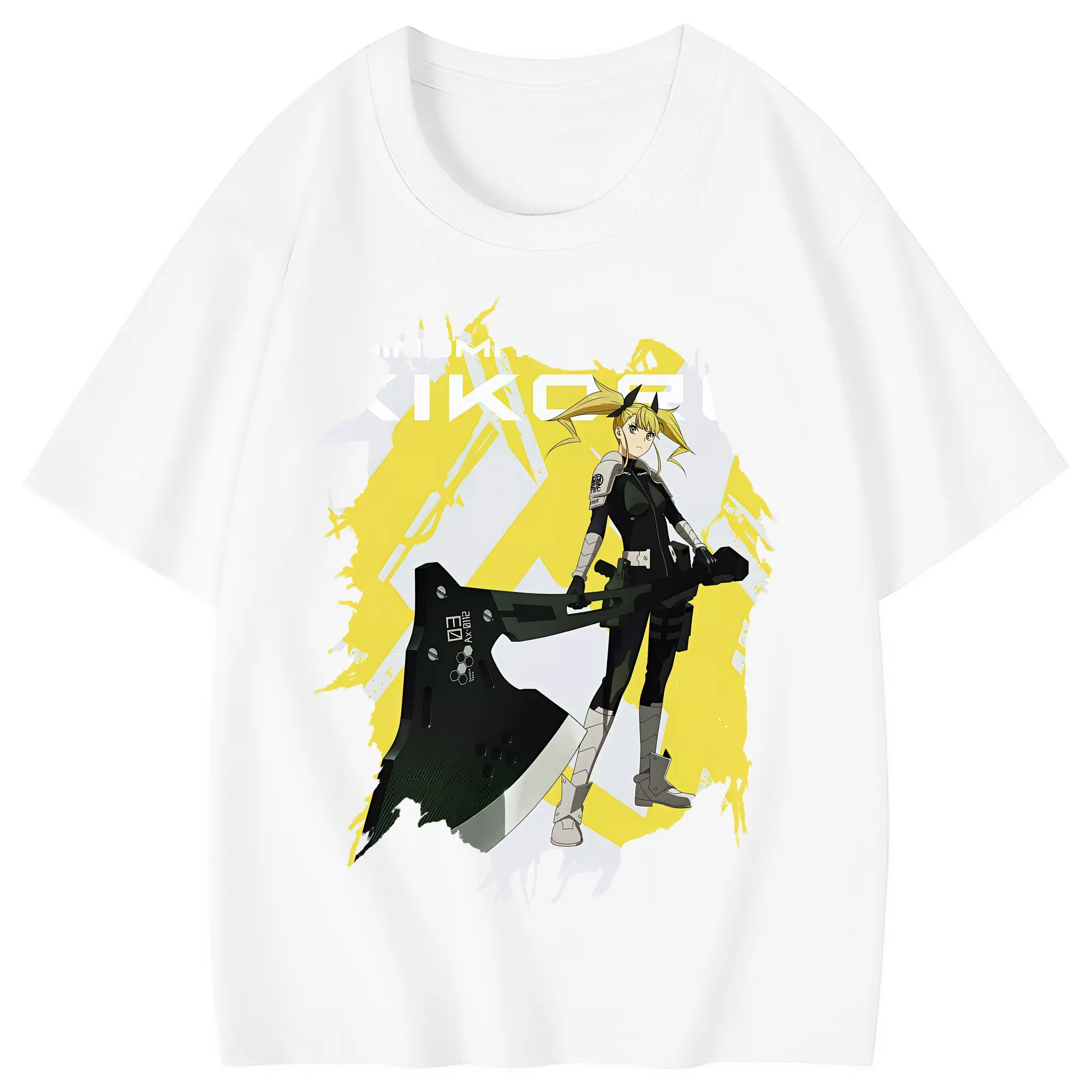 怪獣8号 グッズ,四ノ宮キコル - 綿100％ キッズTシャツ ・ フロントプリント ・ 快適 通気性 ・ スポーツ カジュアル 散歩用