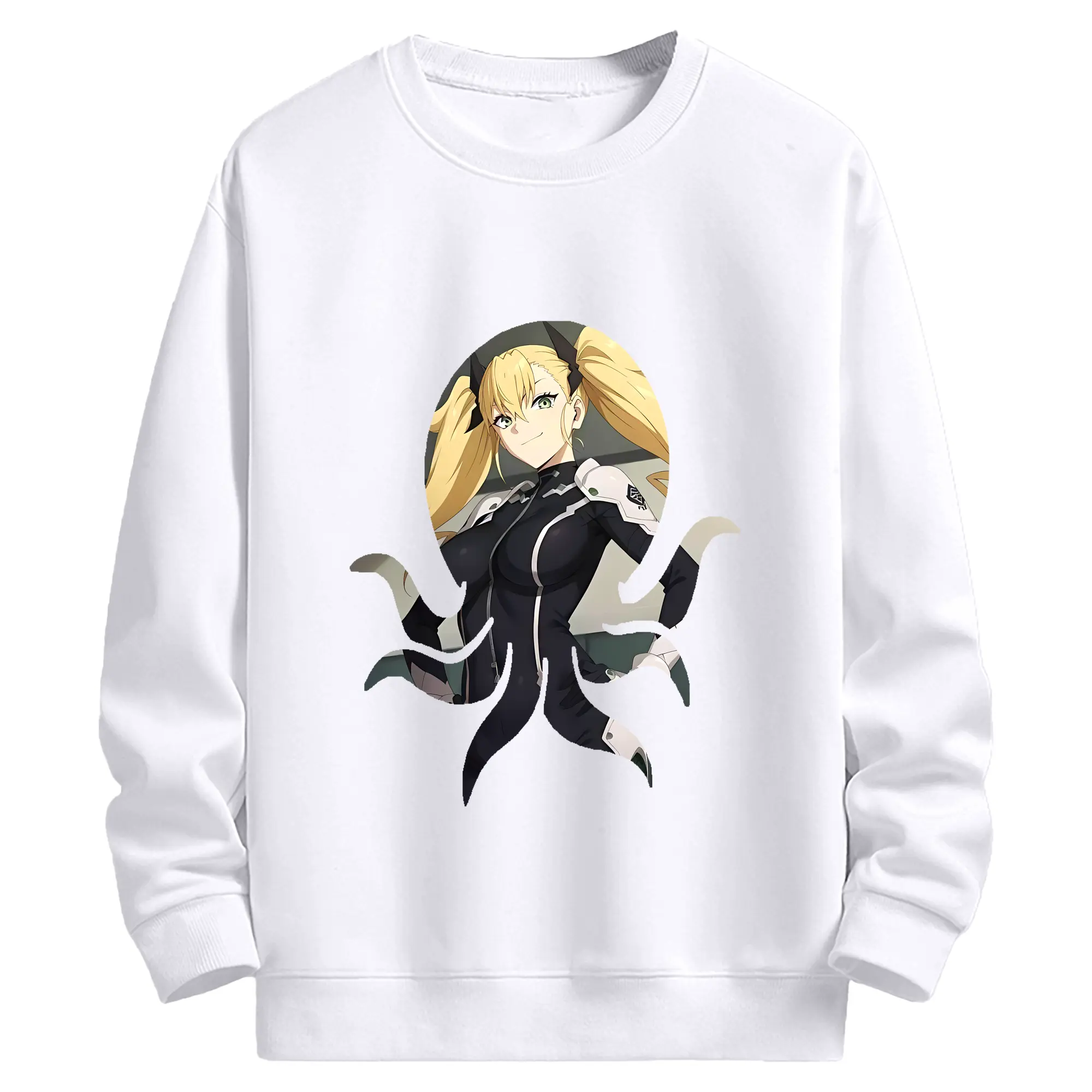 怪獣8号 グッズ,四ノ宮キコル - 高品質 クルーネック スウェット ・ コットン59％ ポリエステル41％ ・ ユニセックス 長袖 トレーナー ・ カジュアル デイリー スポーツ 散歩用