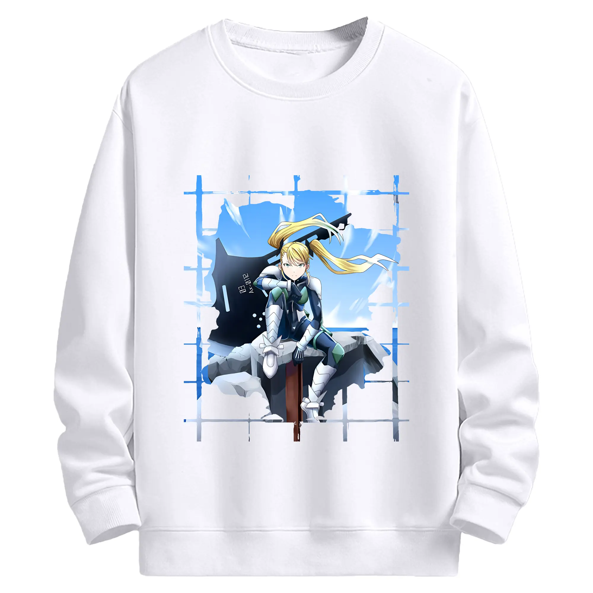 怪獣8号 グッズ,四ノ宮キコル - 高品質 クルーネック スウェット ・ コットン59％ ポリエステル41％ ・ ユニセックス 長袖 トレーナー ・ カジュアル デイリー スポーツ 散歩用