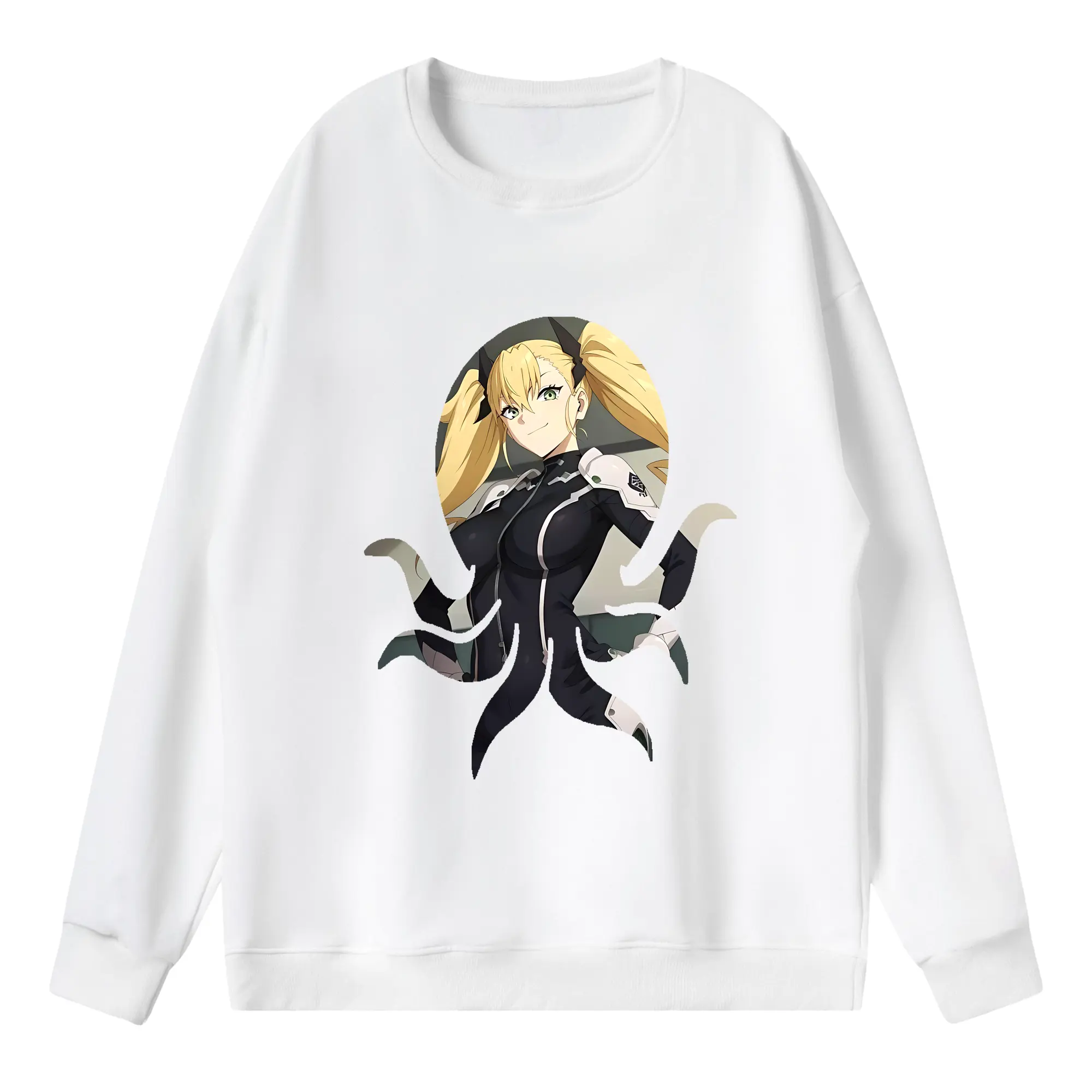 怪獣8号 グッズ,四ノ宮キコル - 薄手 クルーネック スウェット 裏毛260g · ポリエステル 春秋向け カジュアル 男女兼用 · トレーナー デイリー スポーツ 散歩に最適