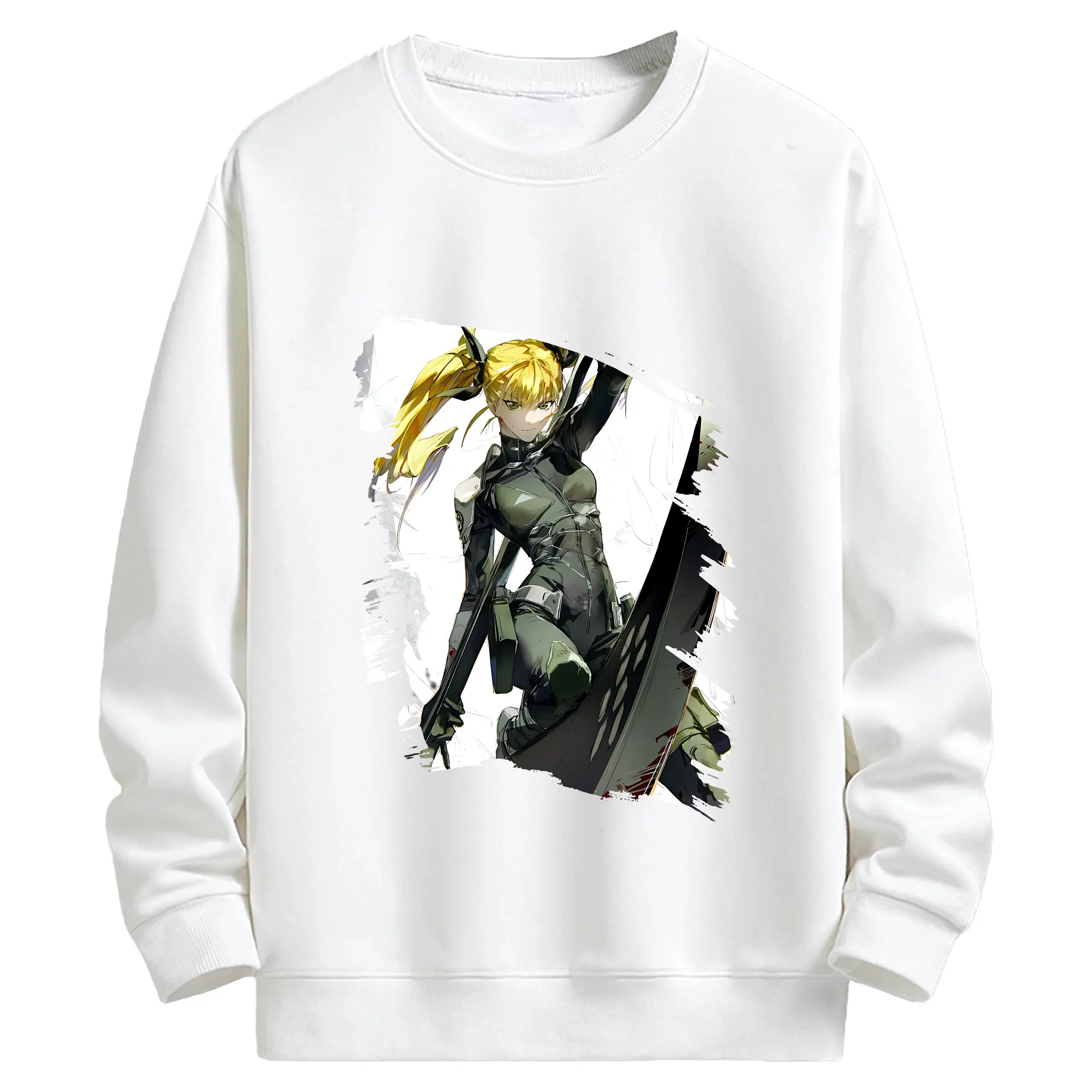 怪獣8号 グッズ,四ノ宮キコル - キッズ クルーネックスウェットシャツ ・ フロントプリント ・ 綿80％ ポリエステル20％ ・ 快適 通学 スポーツ 日常使い お散歩用